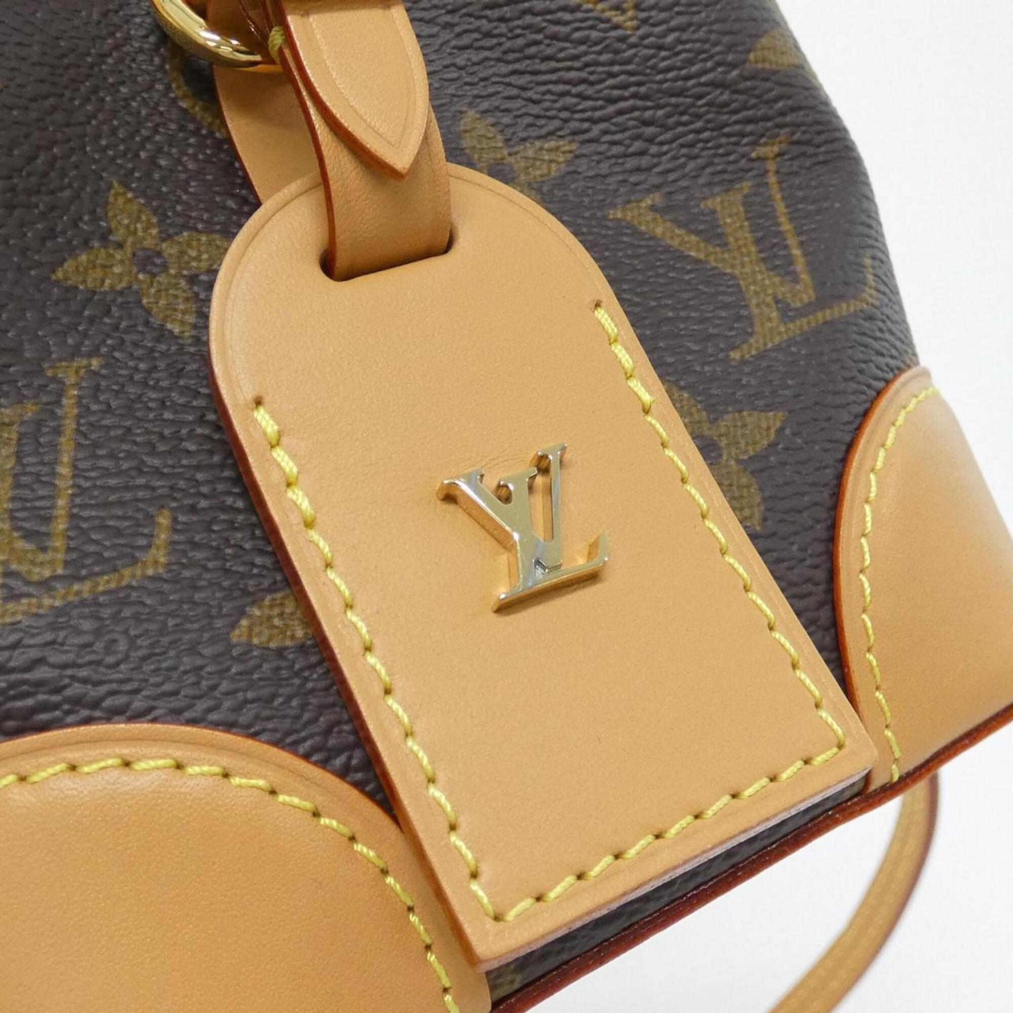 Louis Vuitton Marron Monogram Coated Canvas Shoulder Bag (Pre-Owned)