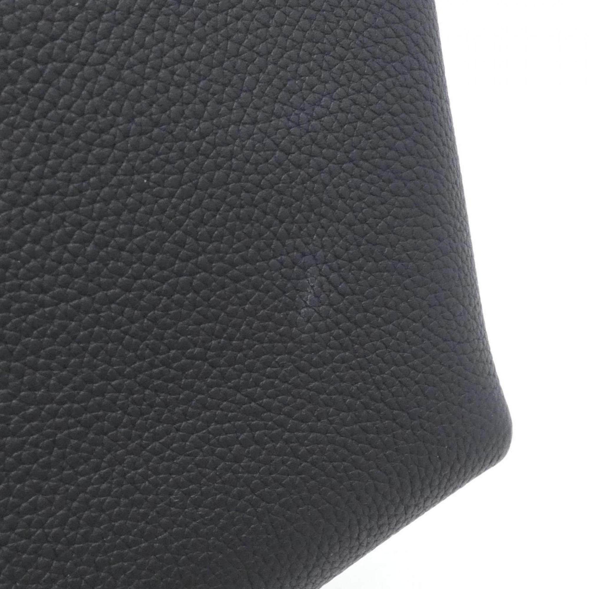 Louis Vuitton Black Khaki Monogram Leather Shoulder Bag (Pre-Owned)