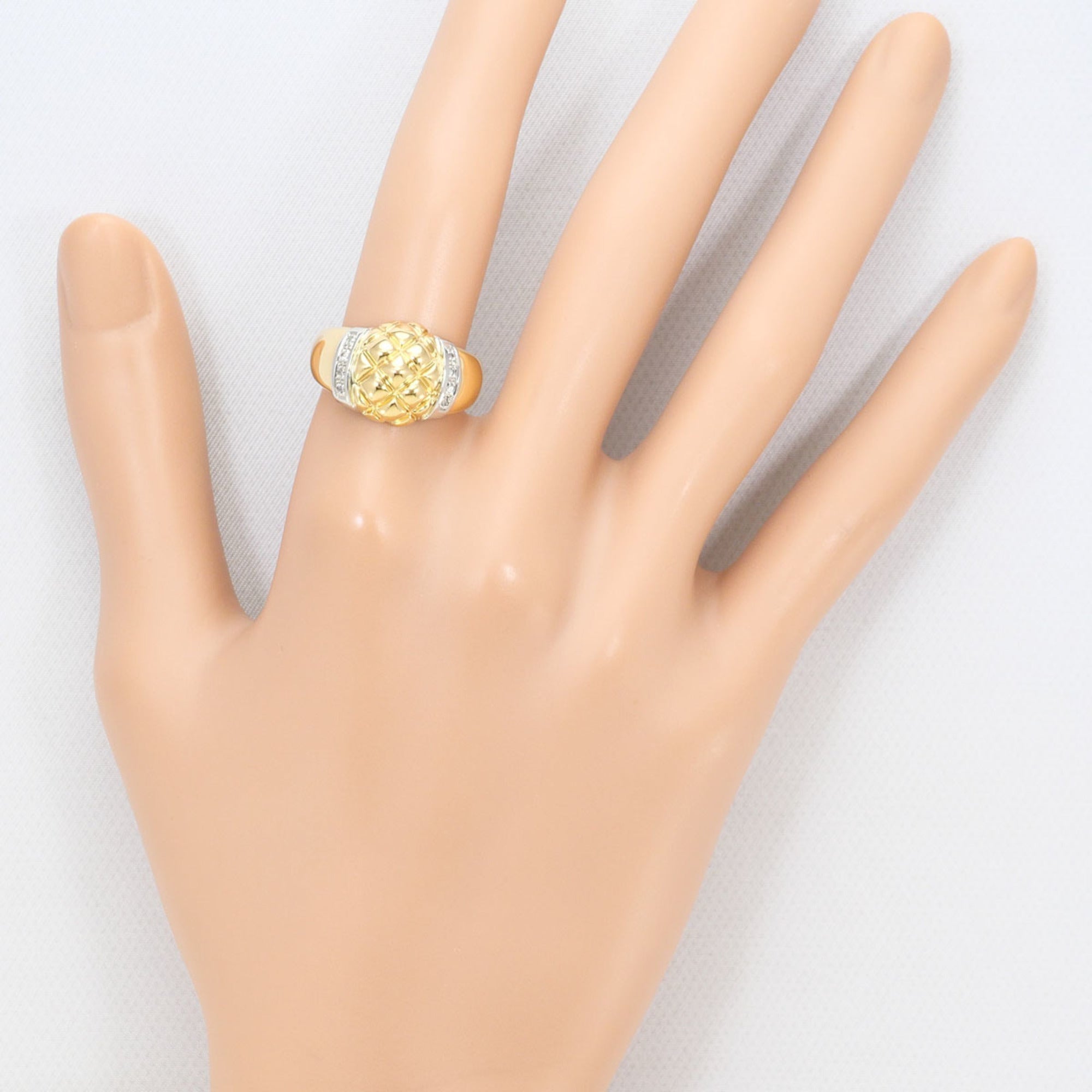 Unbranded Platinum Yellow Gold Yellow Gold (18K) Platinum 900 Band Ring (Pre-Owned)