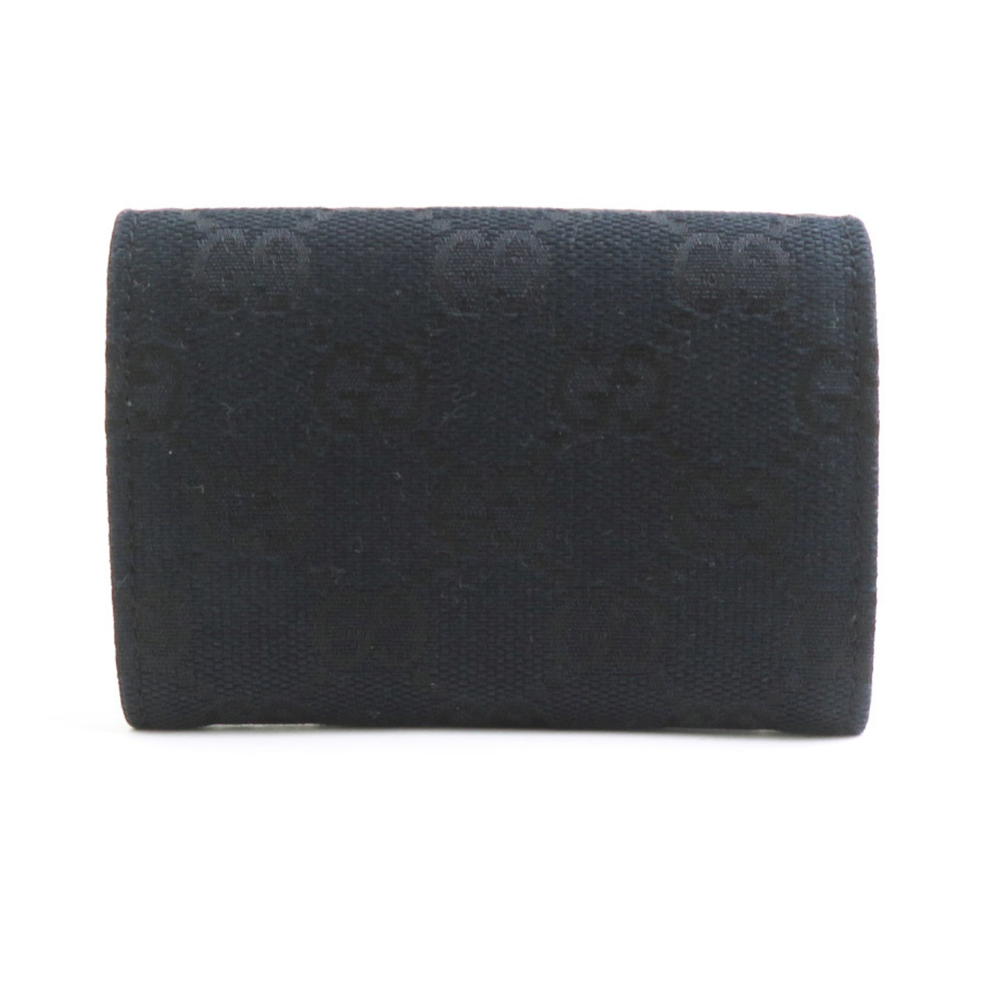 Gucci Black Gg Canvas Coin Purse/Coin Case (Pre-Owned)