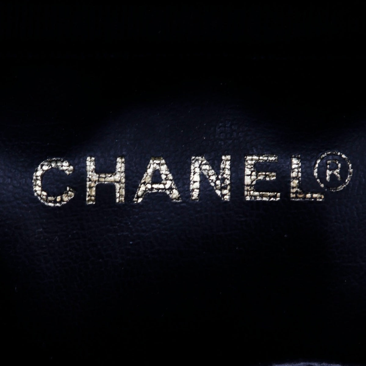 Chanel Black Caviar Leather Handbag Pouch (Pre-Owned)