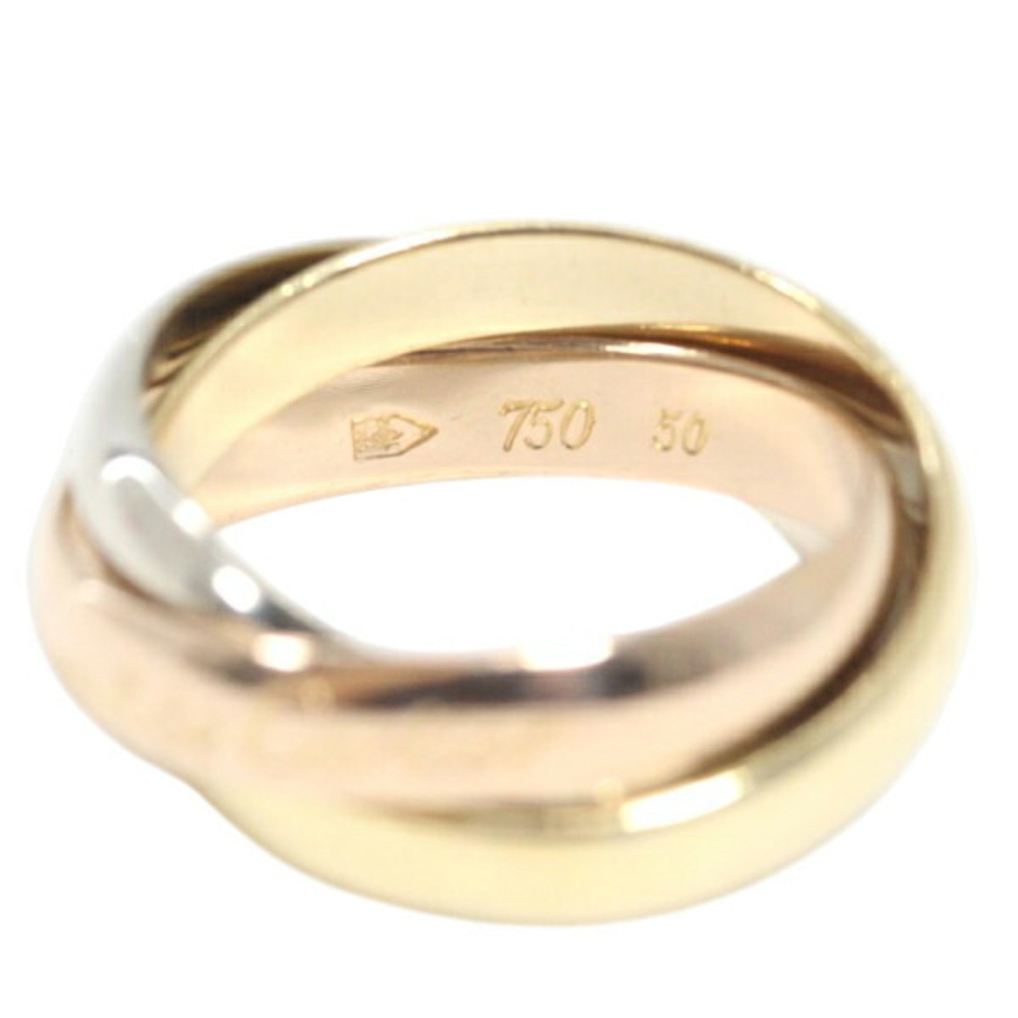 Cartier Pink Gold White Gold Yellow Gold Yellow Gold (18K) Pink Gold (18K) White Gold (18K) Band Ring (Pre-Owned)