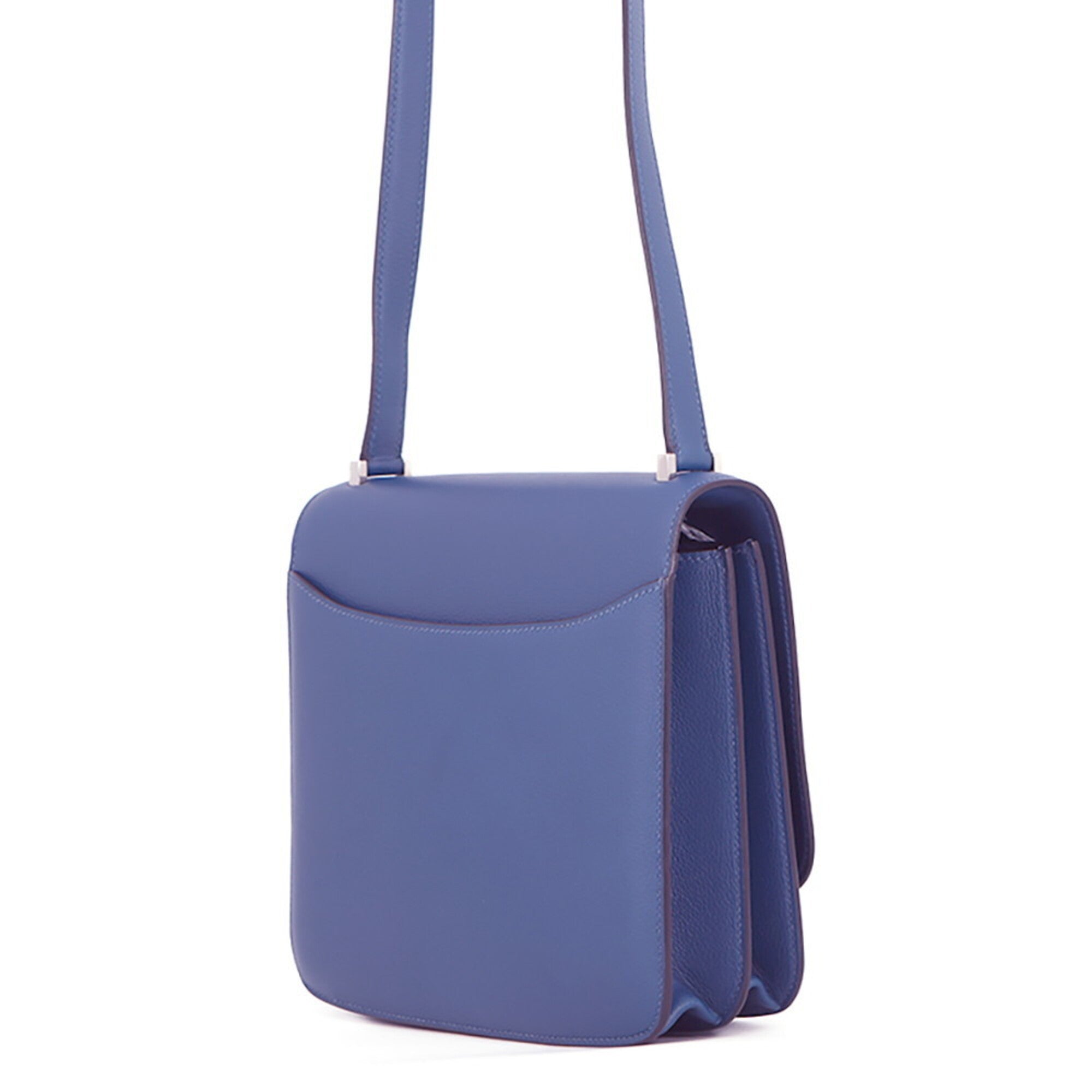 Hermes Kara Blue Handbag Shoulder Bag (Pre-Owned)