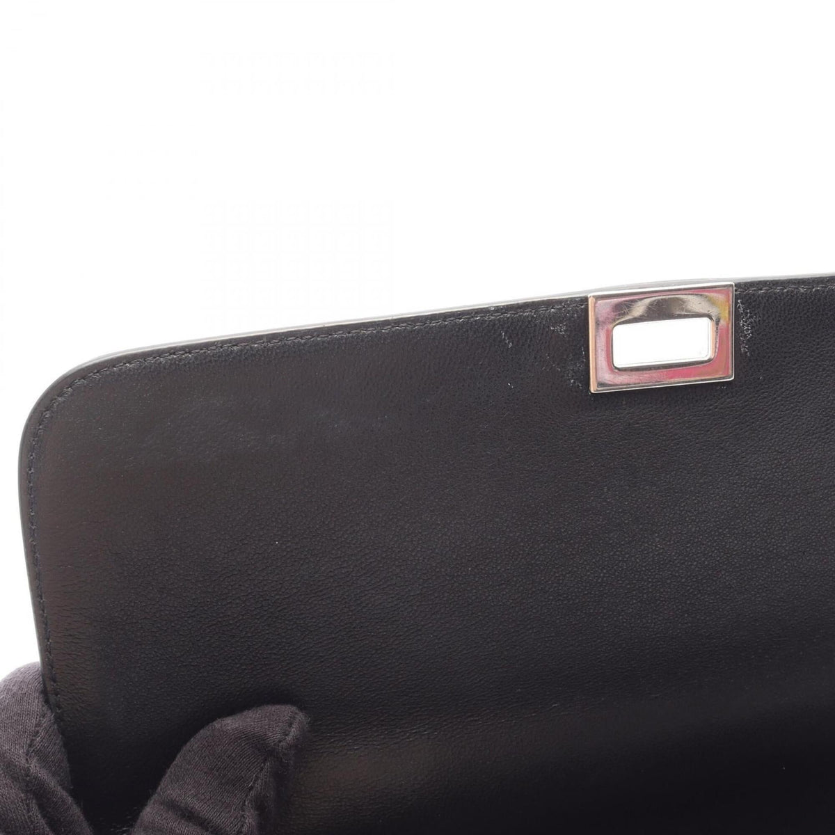 Celine Black Blue Leather Handbag (Pre-Owned)