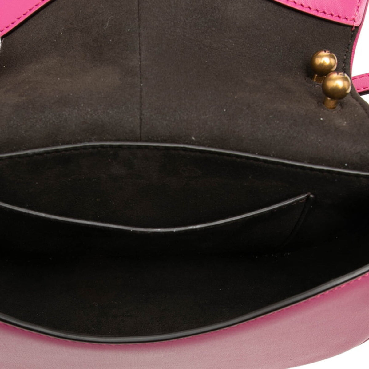 Fendi Pink Leather Shoulder Bag (Pre-Owned)