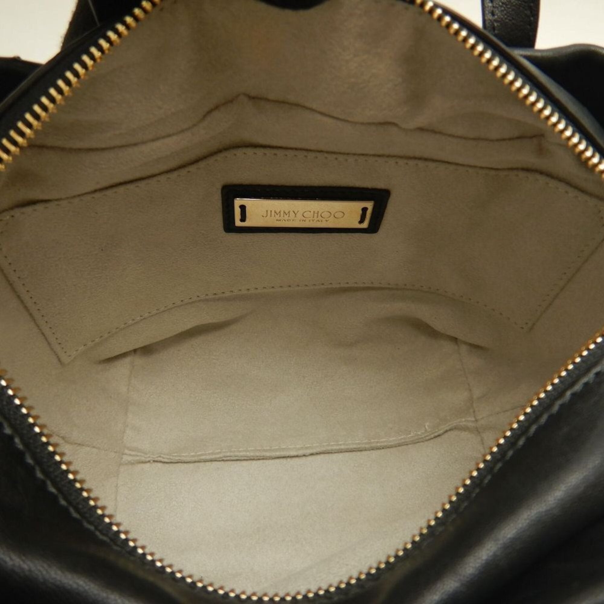 Jimmy Choo Black Leather Handbag (Pre-Owned)