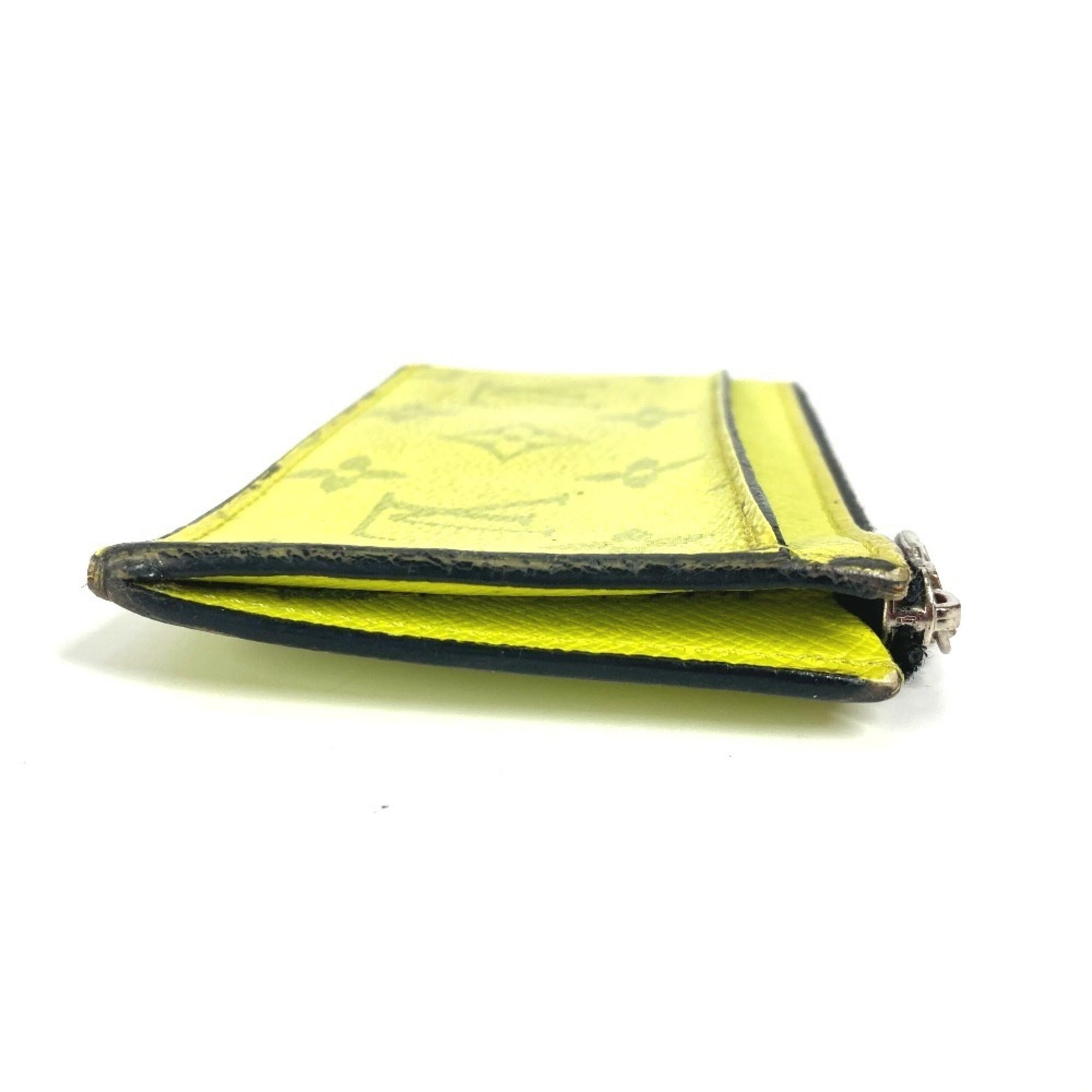 Louis Vuitton Yellow Taigarama Monogram Coin Purse/Coin Case (Pre-Owned)
