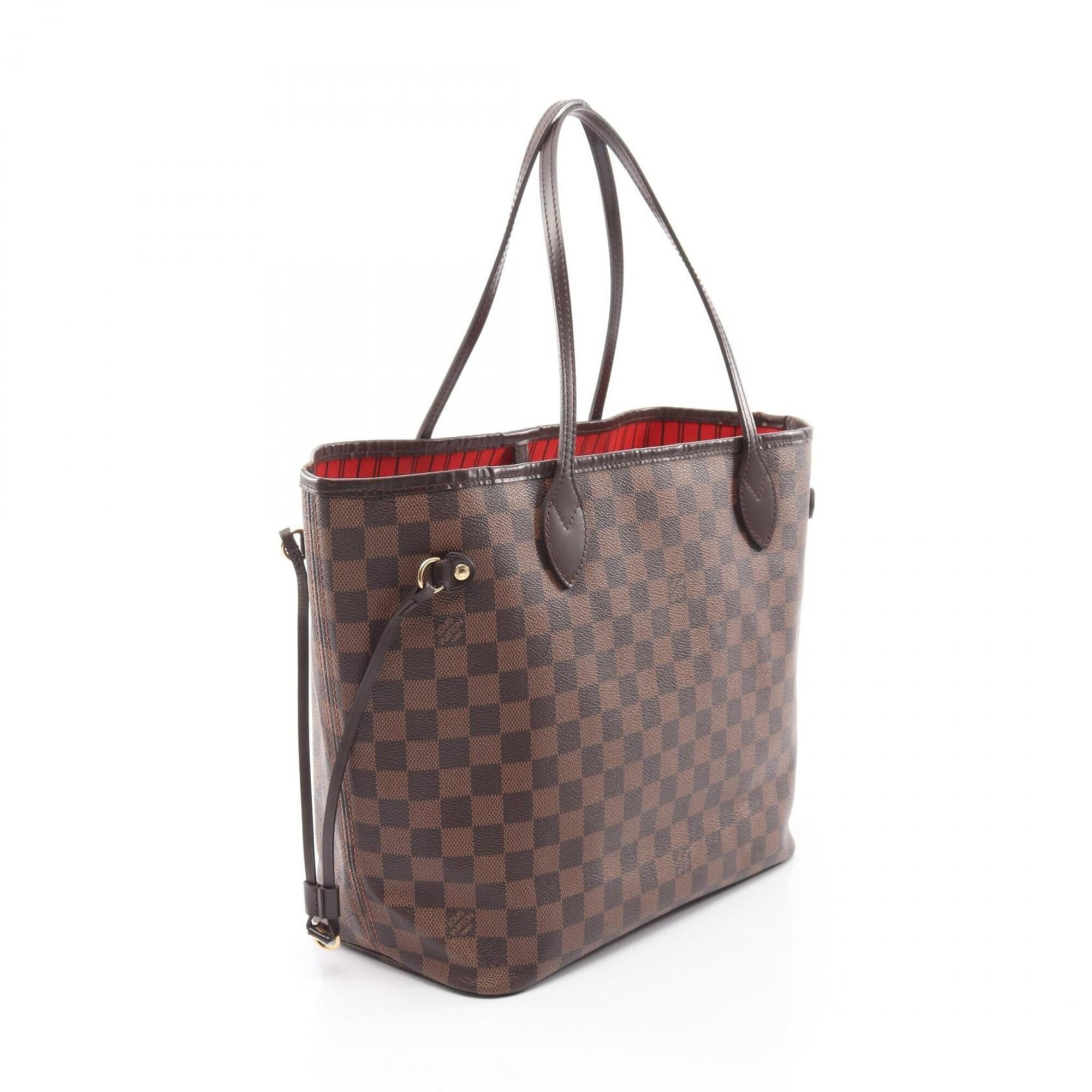 Louis Vuitton Brown Cerise Coated Canvas Leather Handbag Pouch Tote Bag (Pre-Owned)