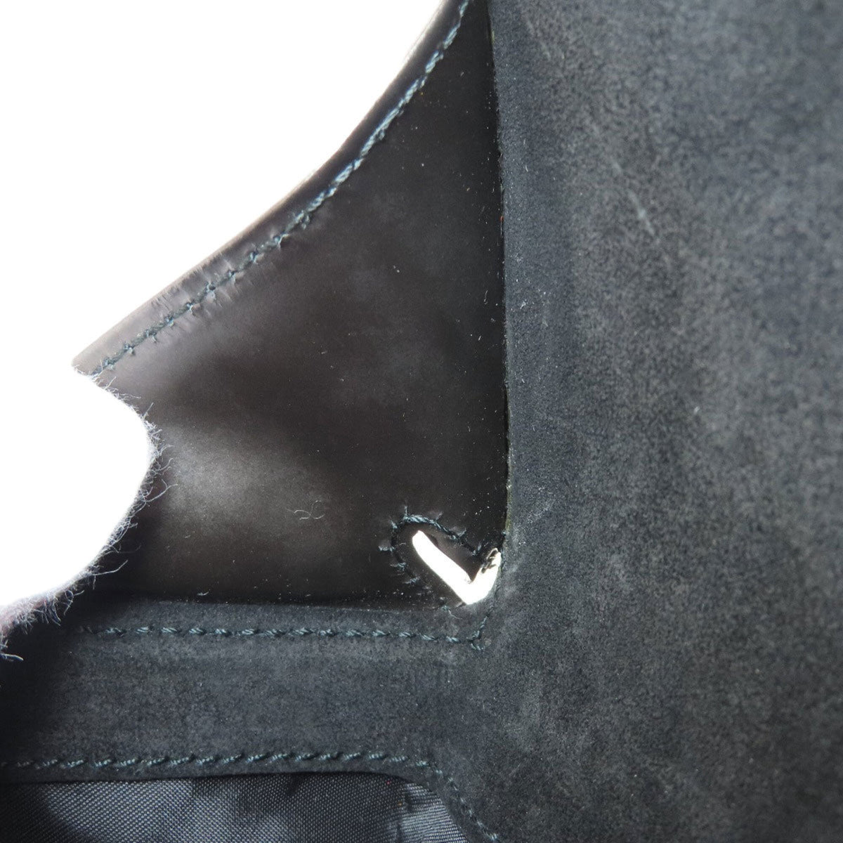 Gucci Black Gray Patent Leather Shoulder Bag (Pre-Owned)