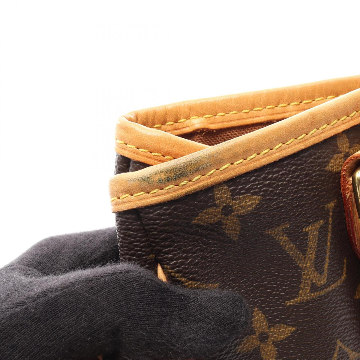 Louis Vuitton Brown Monogram Coated Canvas Leather Handbag (Pre-Owned)