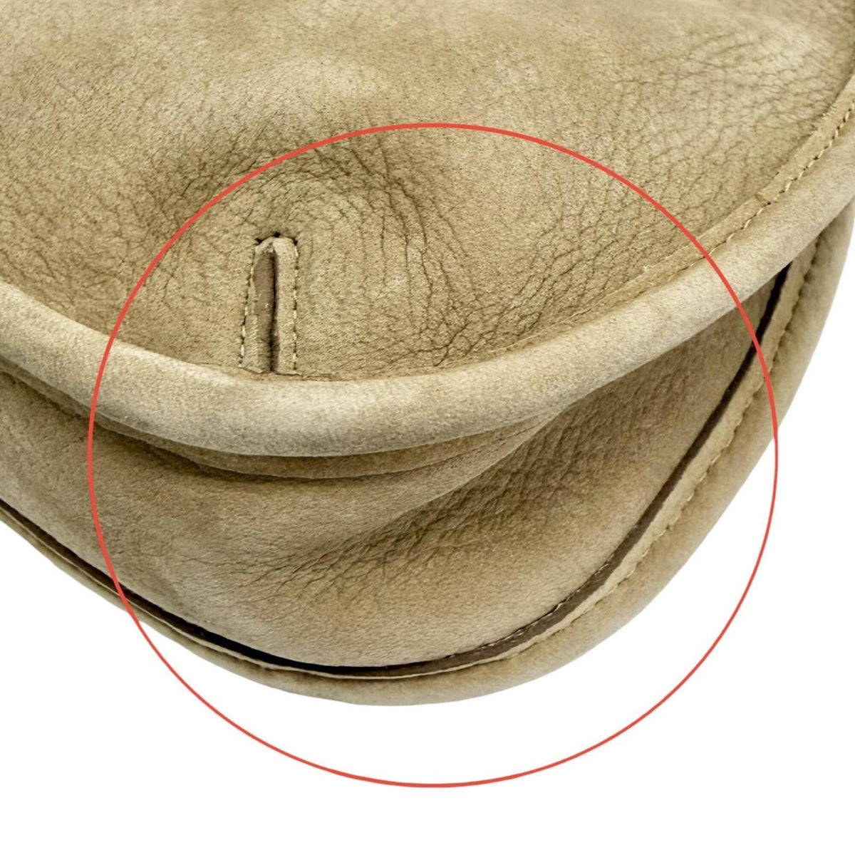 Coach Beige Leather Handbag Shoulder Bag (Pre-Owned)