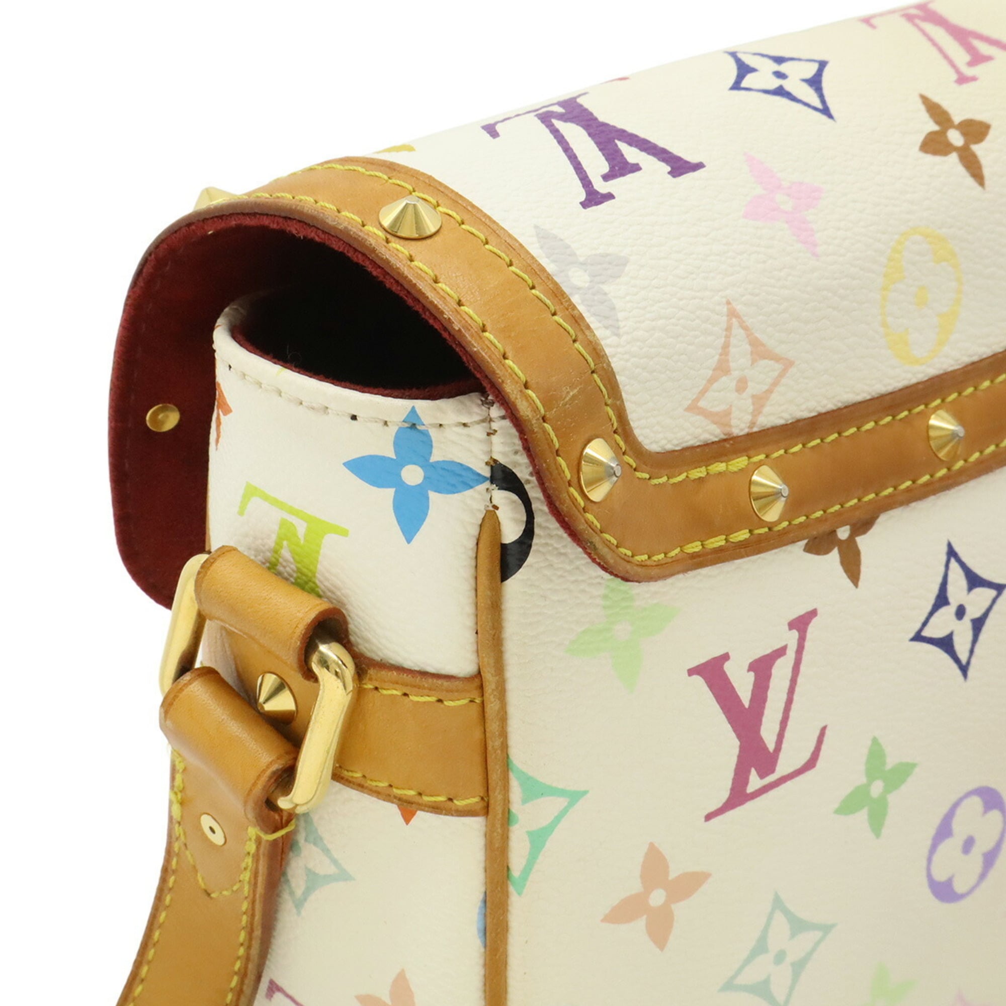 Louis Vuitton Monogram Multicolore Blanc Monogram Shoulder Bag (Pre-Owned)