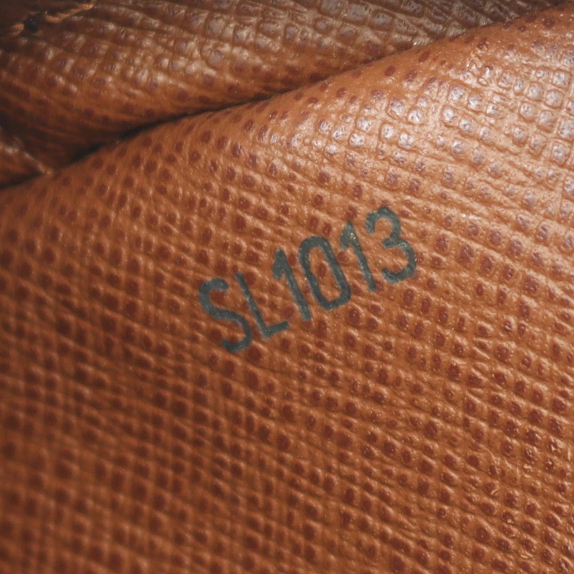 Louis Vuitton Brown Monogram Coated Canvas Leather Shoulder Bag (Pre-Owned)