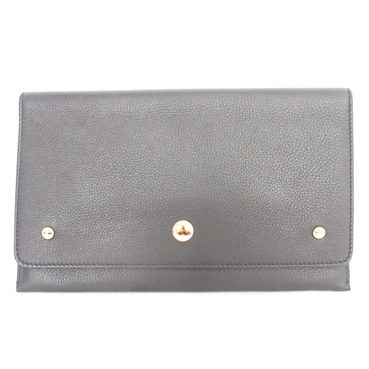 Burberry Black Leather Clutch Bag (Pre-Owned)