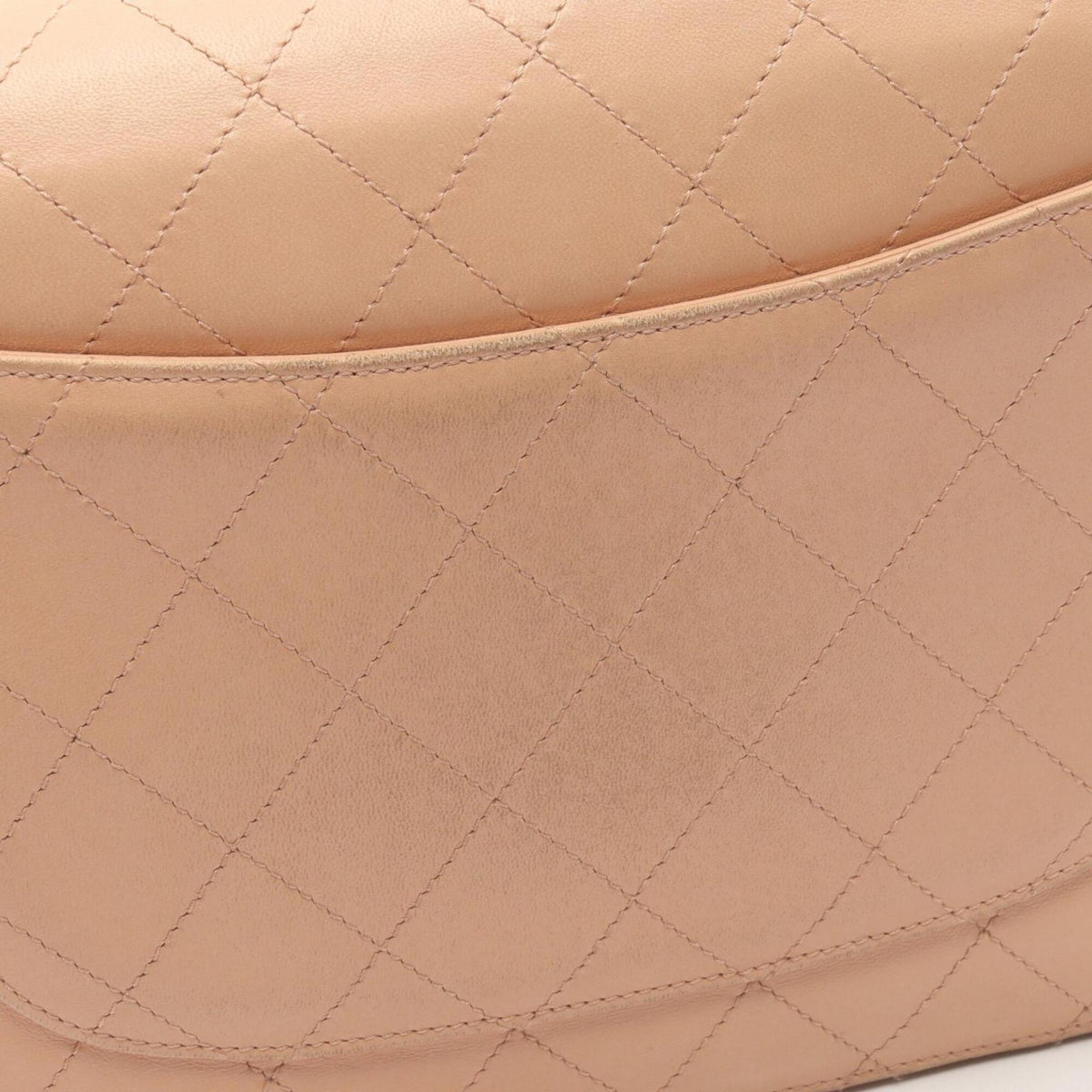 Chanel Pink Leather Handbag Shoulder Bag (Pre-Owned)