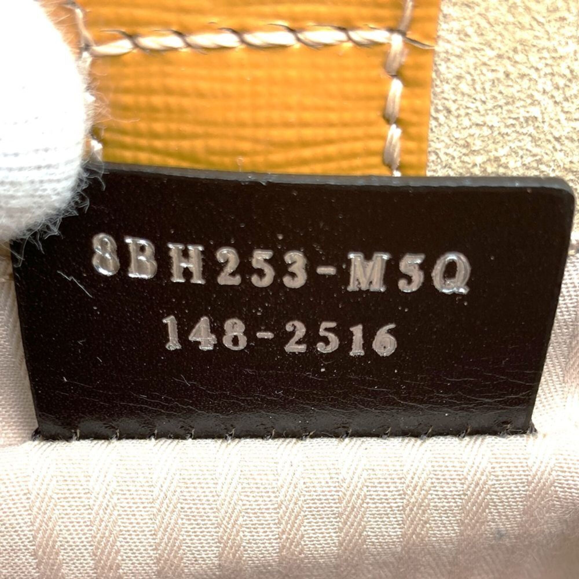 Fendi Yellow Pvc Leather Handbag Shoulder Bag (Pre-Owned)