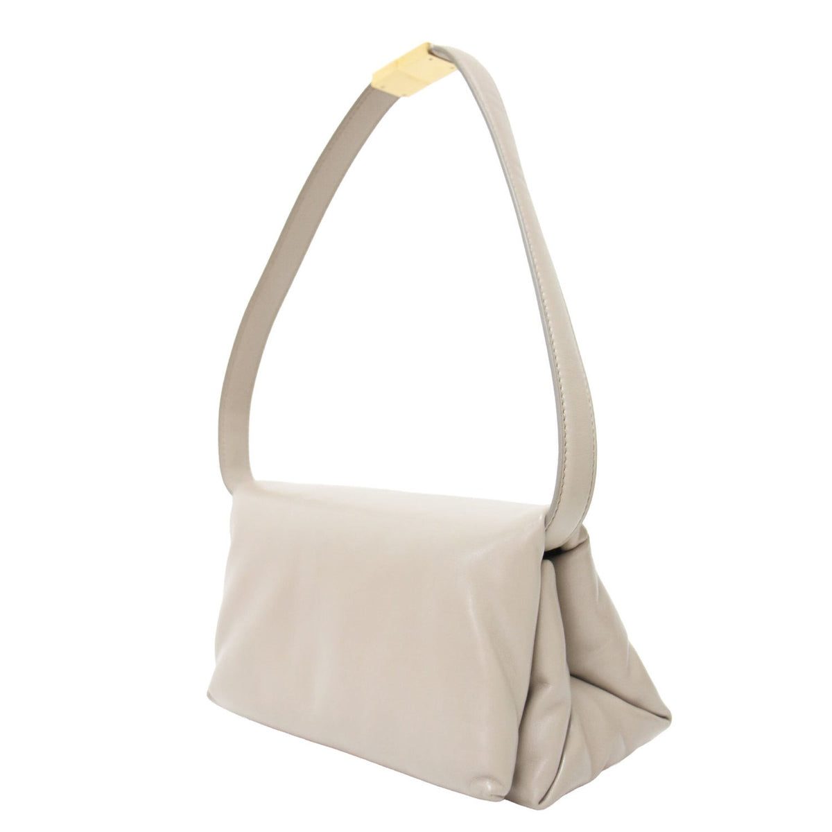 Marni Grayish Leather Pochette (Pre-Owned)