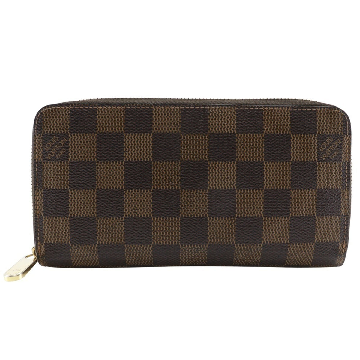 Louis Vuitton Brown Damier Canvas Long Wallet (Bi-Fold) (Pre-Owned)