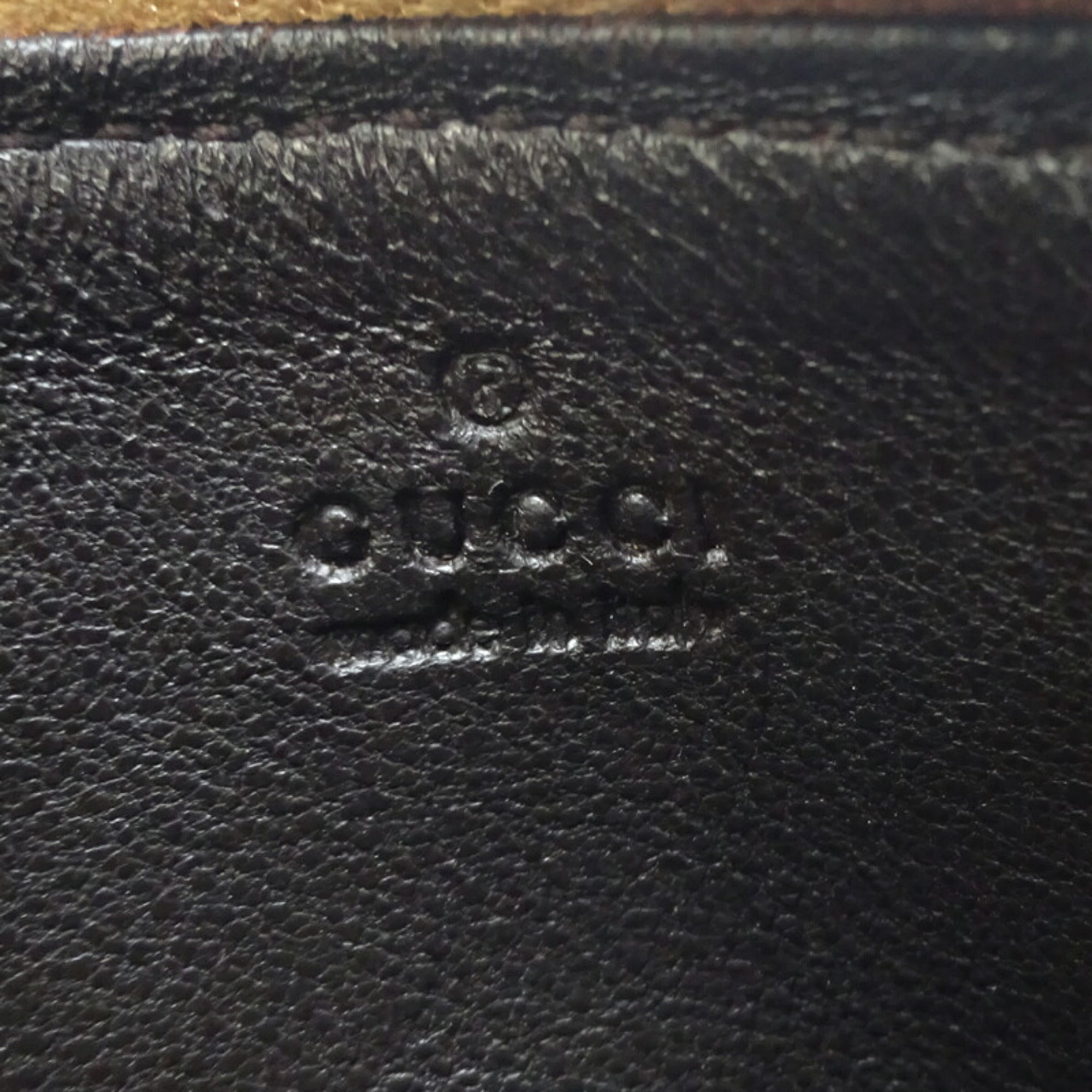Gucci Brown Camel Leather Coin Purse/Coin Case (Pre-Owned)