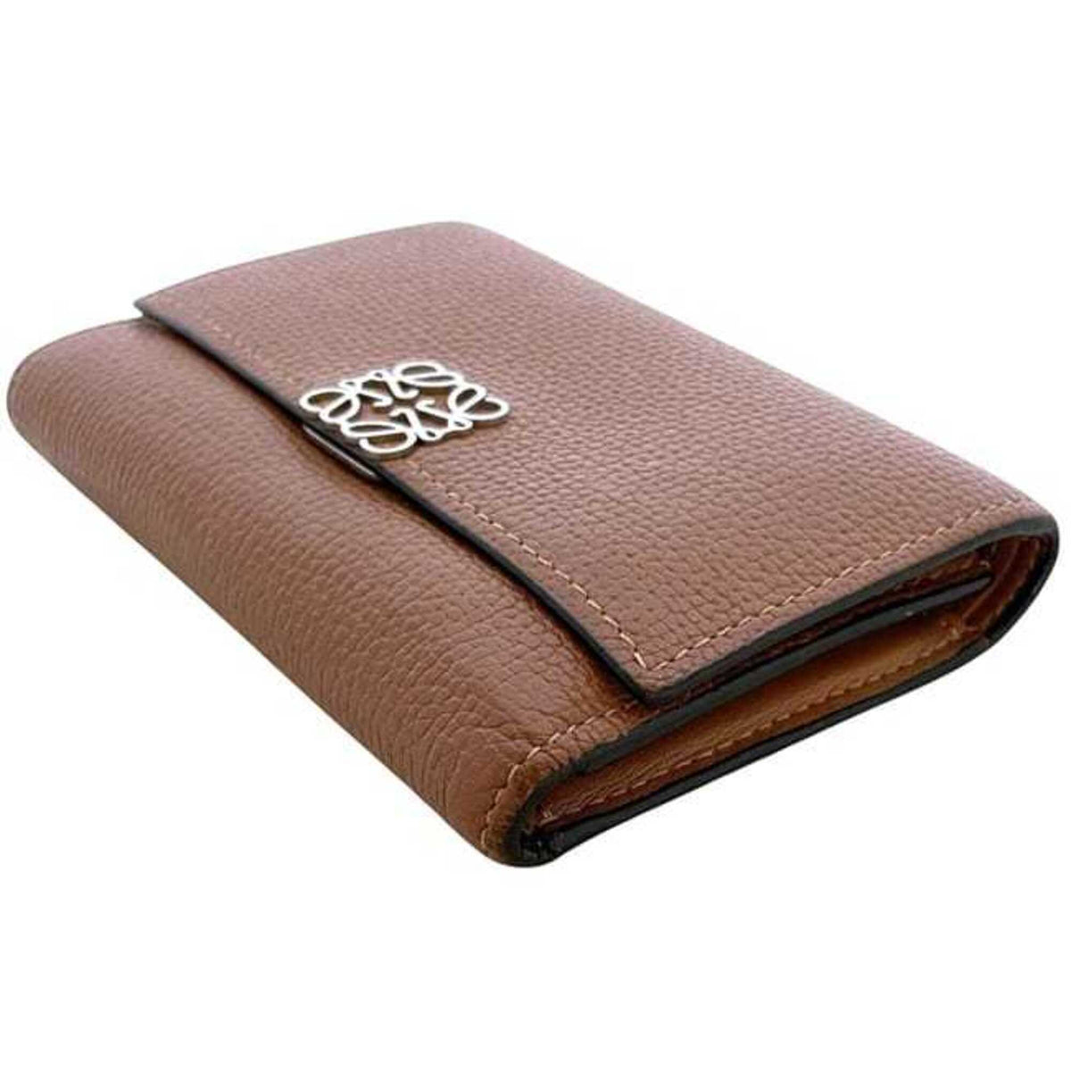 Loewe Brown Leather Wallet (Tri-Fold) (Pre-Owned)