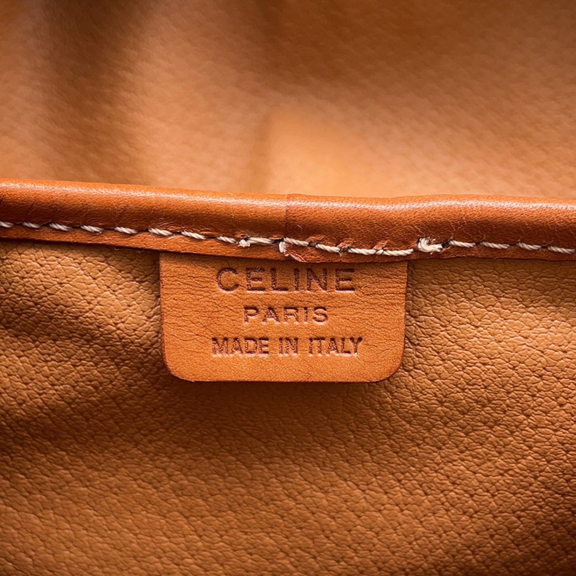 Celine Macadam Brown Pvc Leather Backpack (Pre-Owned)