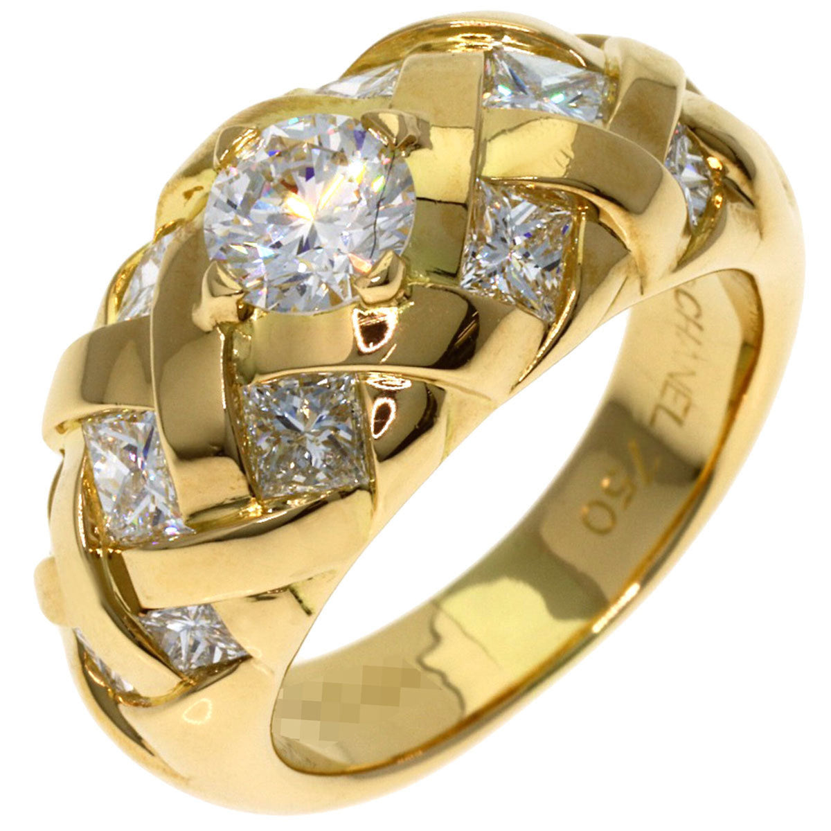 Chanel Yellow Gold (18K) Band Ring (Pre-Owned)