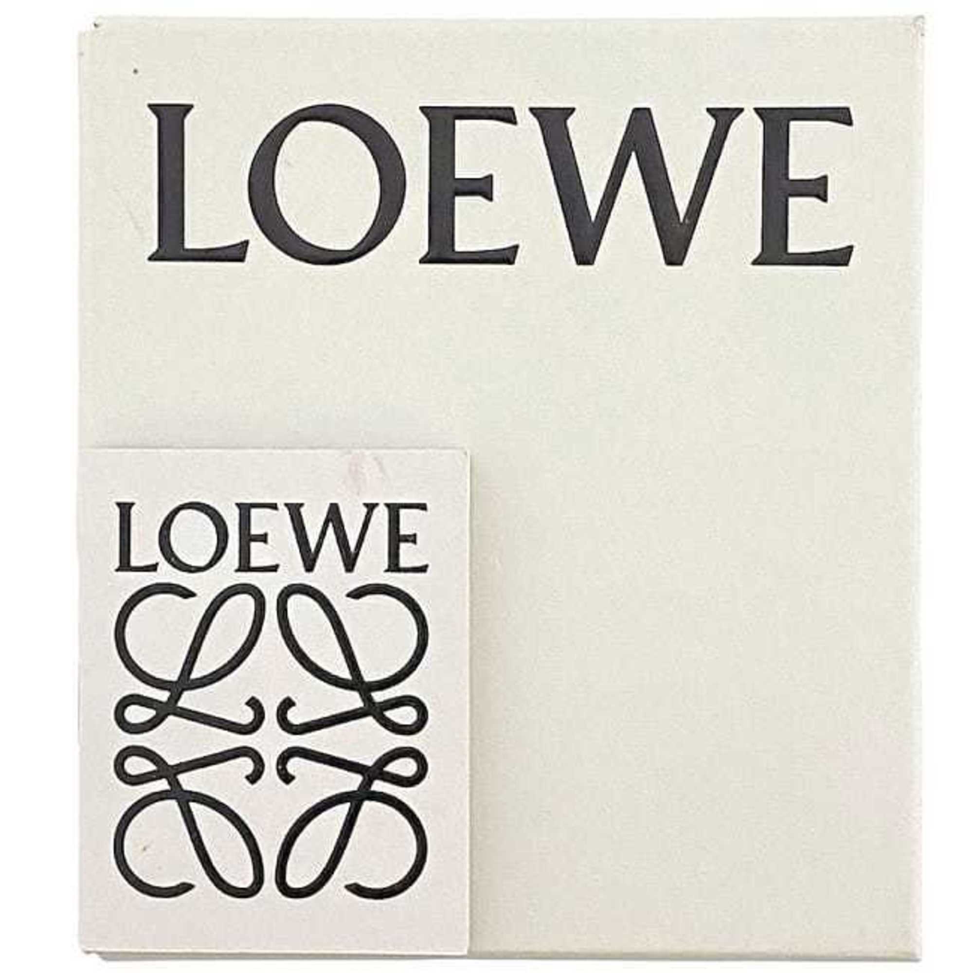 Loewe Red Color Leather Coin Purse/Coin Case (Pre-Owned)