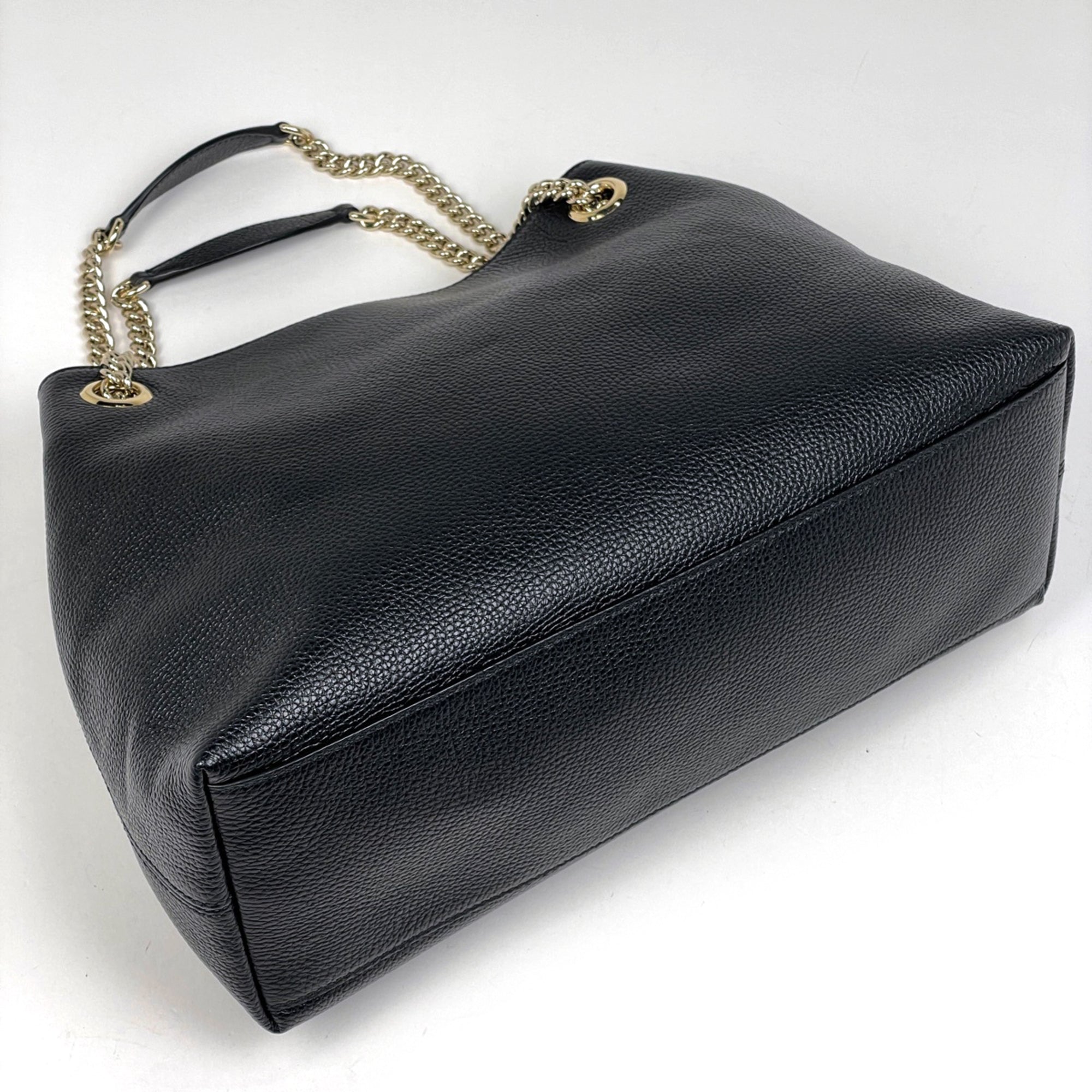 Gucci Black Leather Shoulder Bag (Pre-Owned)