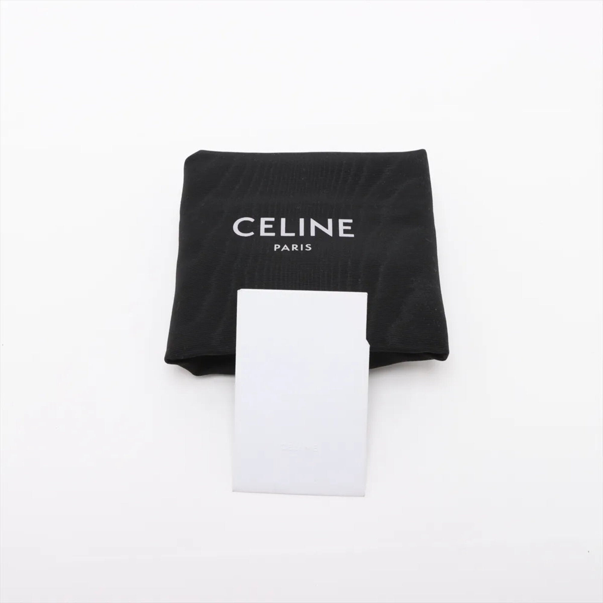 Celine Gray Leather Shoulder Bag (Pre-Owned)