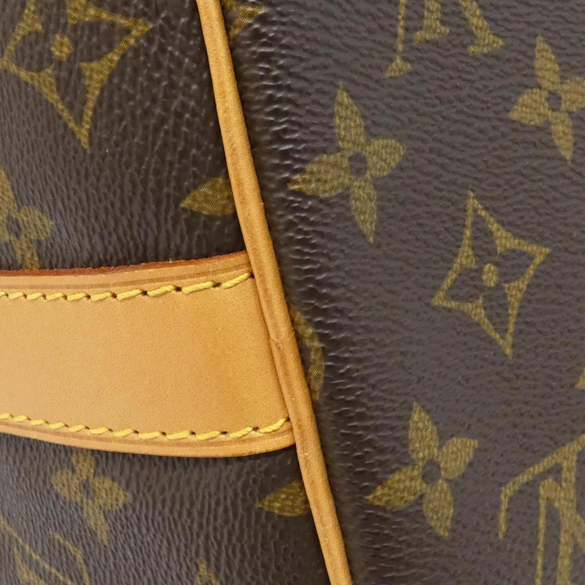 Louis Vuitton Marron Coated Canvas Boston Bag (Pre-Owned)