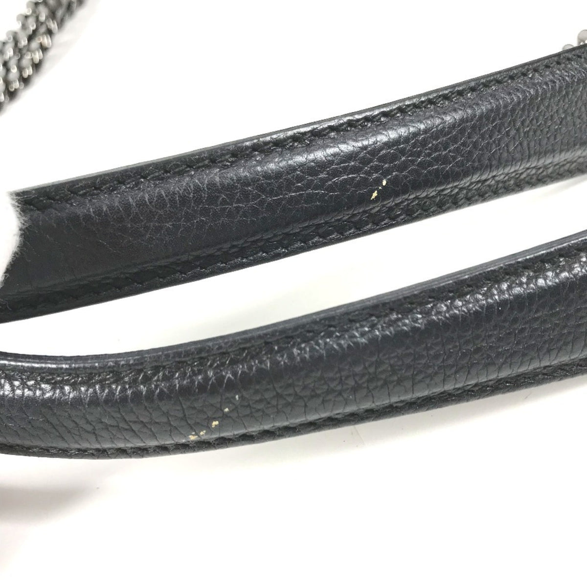 Bvlgari Black Leather Shoulder Bag Tote Bag (Pre-Owned)