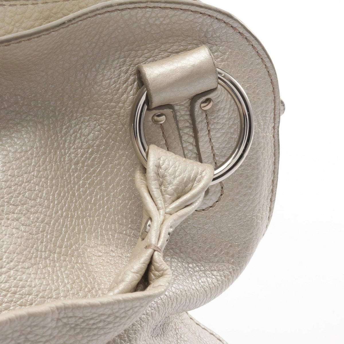 Celine White Leather Handbag (Pre-Owned)