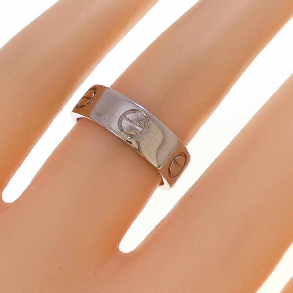 Cartier White Gold White Gold (18K) Band Ring (Pre-Owned)