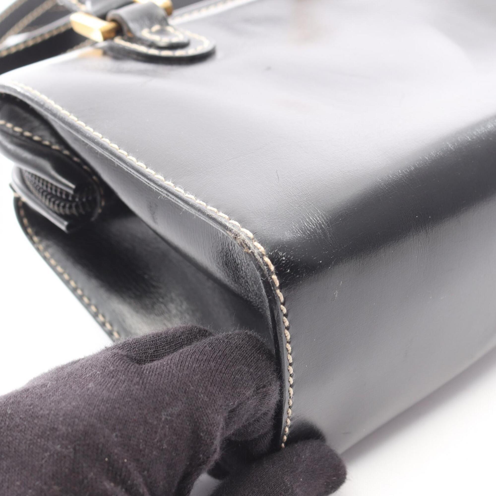 Fendi Black Leather Handbag (Pre-Owned)