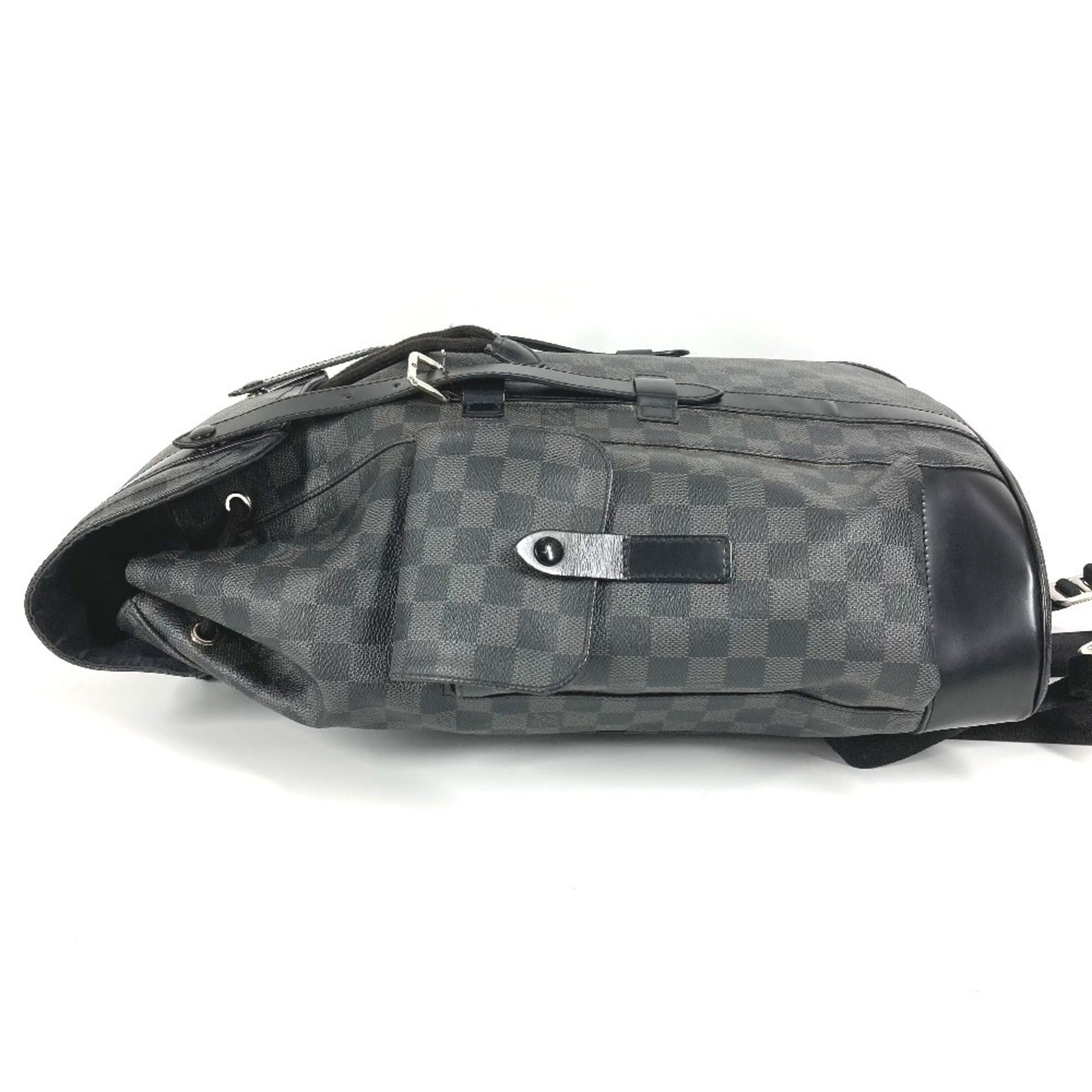 Louis Vuitton Black Damier Graphite Backpack (Pre-Owned)