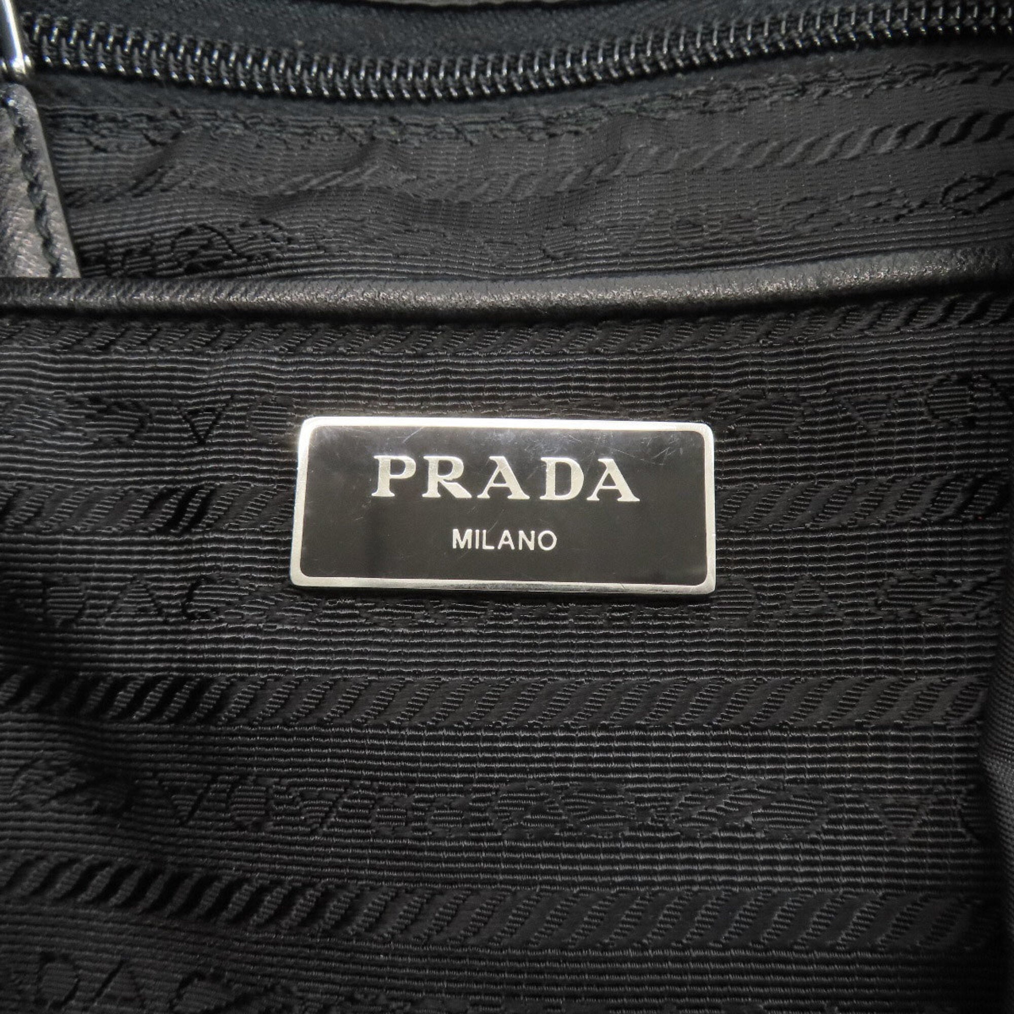 Prada Black Nylon Backpack (Pre-Owned)