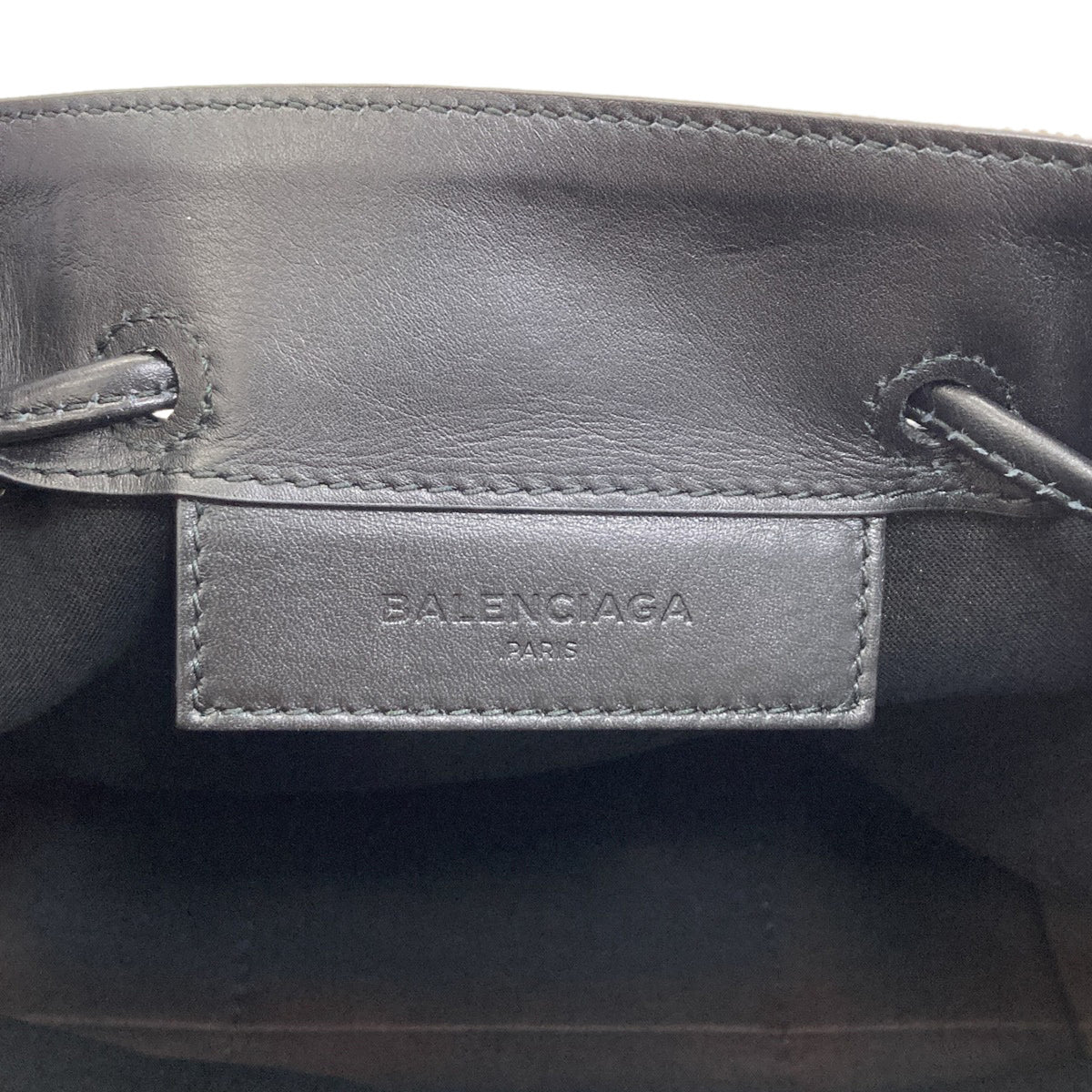 Balenciaga Black Canvas Pouch Shoulder Bag (Pre-Owned)