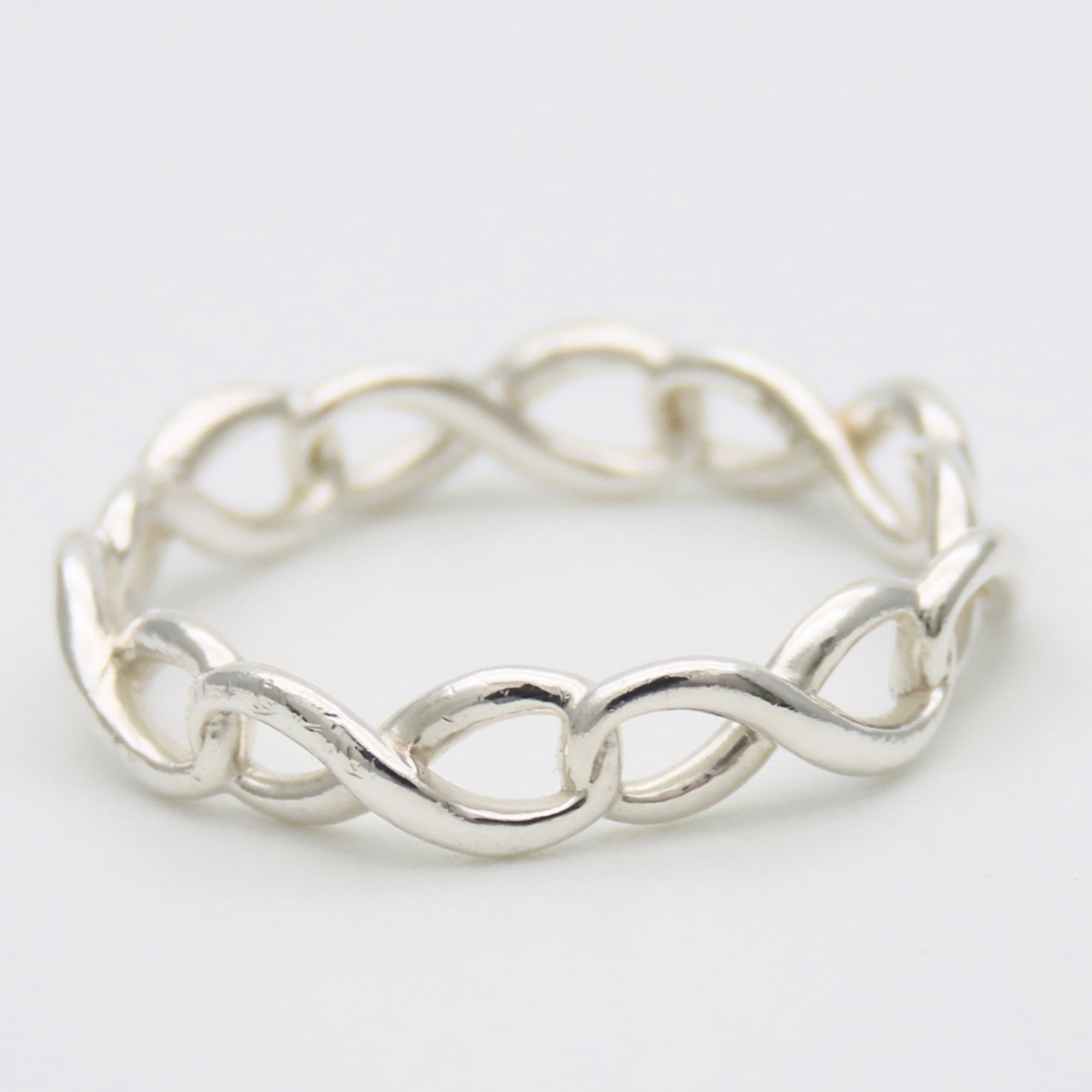 Tiffany Silver Silver 925 Band Ring (Pre-Owned)