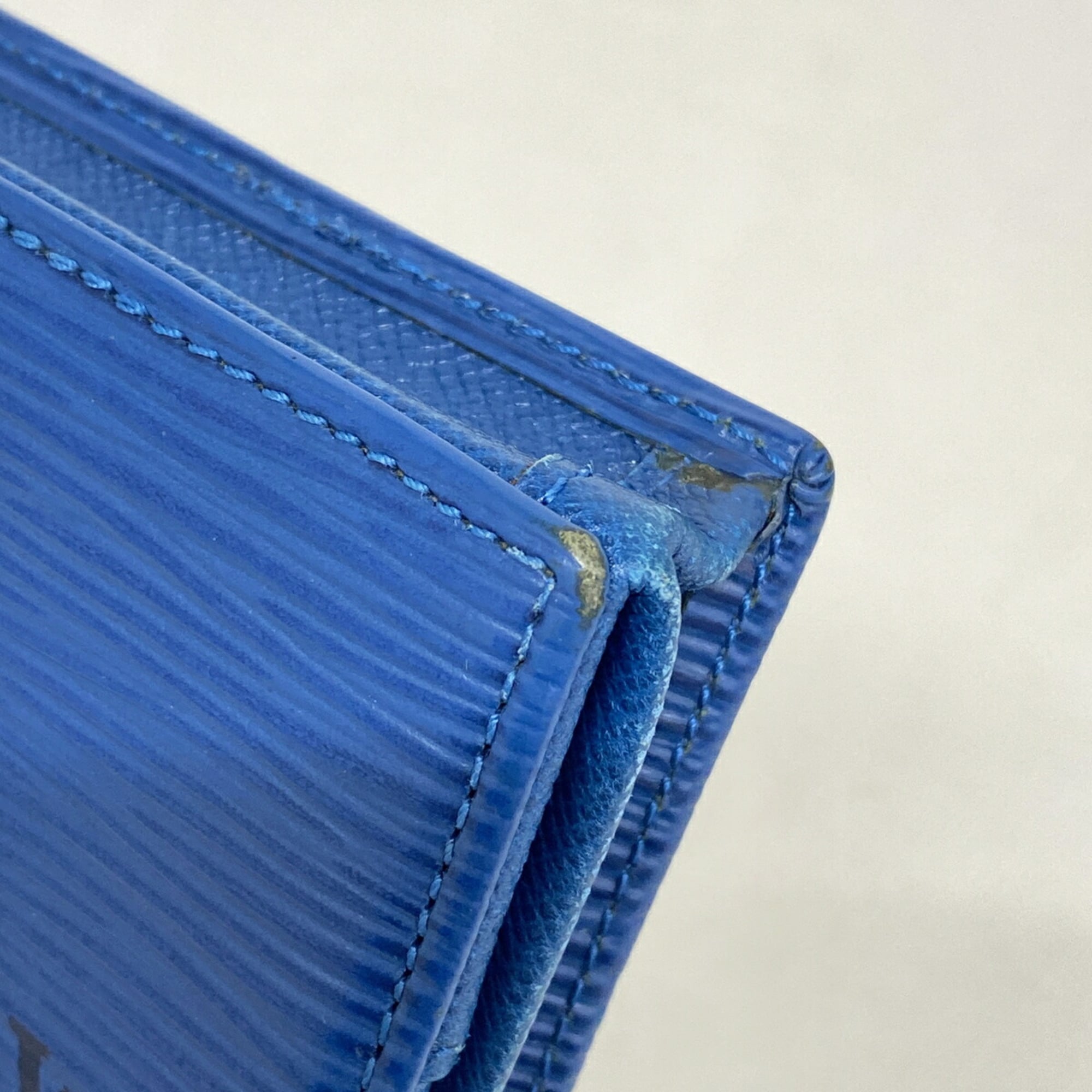 Louis Vuitton Toledo Blue Coin Purse/Coin Case (Pre-Owned)