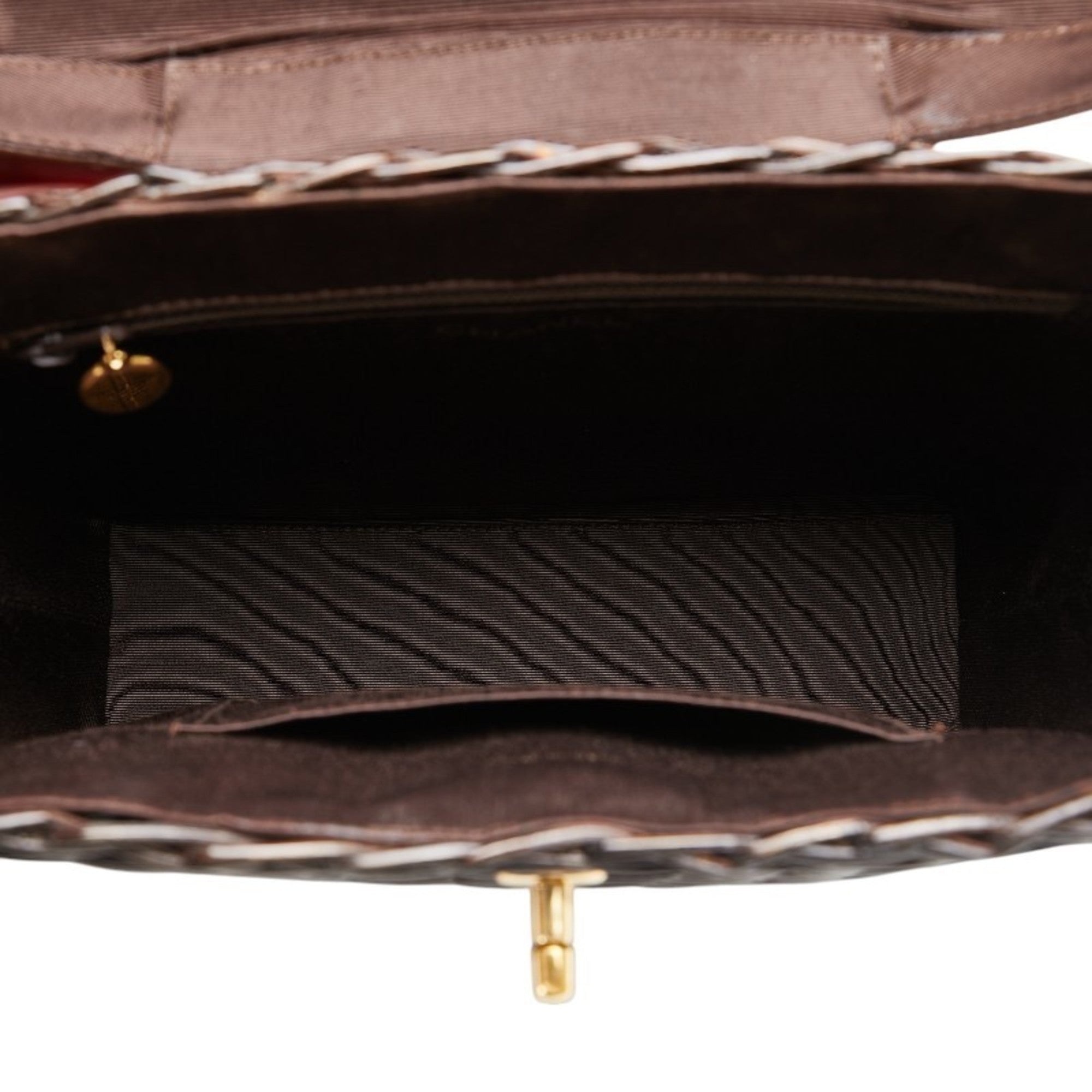 Chanel Brown Leather Handbag (Pre-Owned)