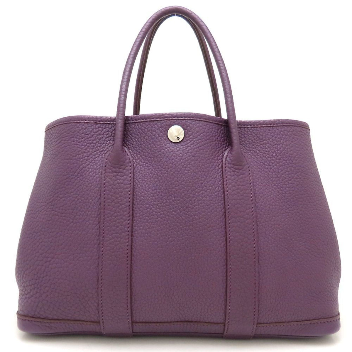 Hermes Cassis Negonda Leather Handbag (Pre-Owned)