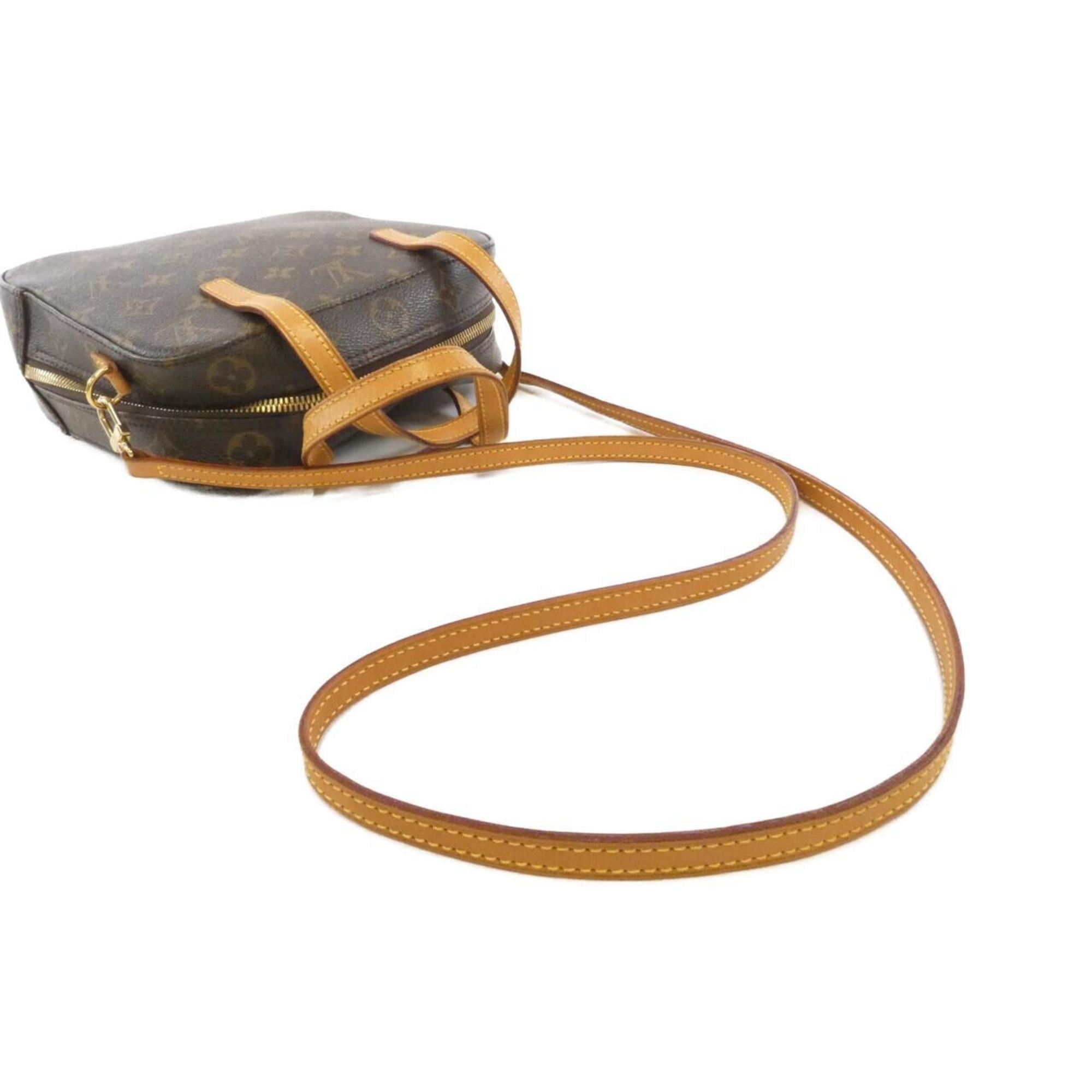 Louis Vuitton Brown Coated Canvas Handbag (Pre-Owned)