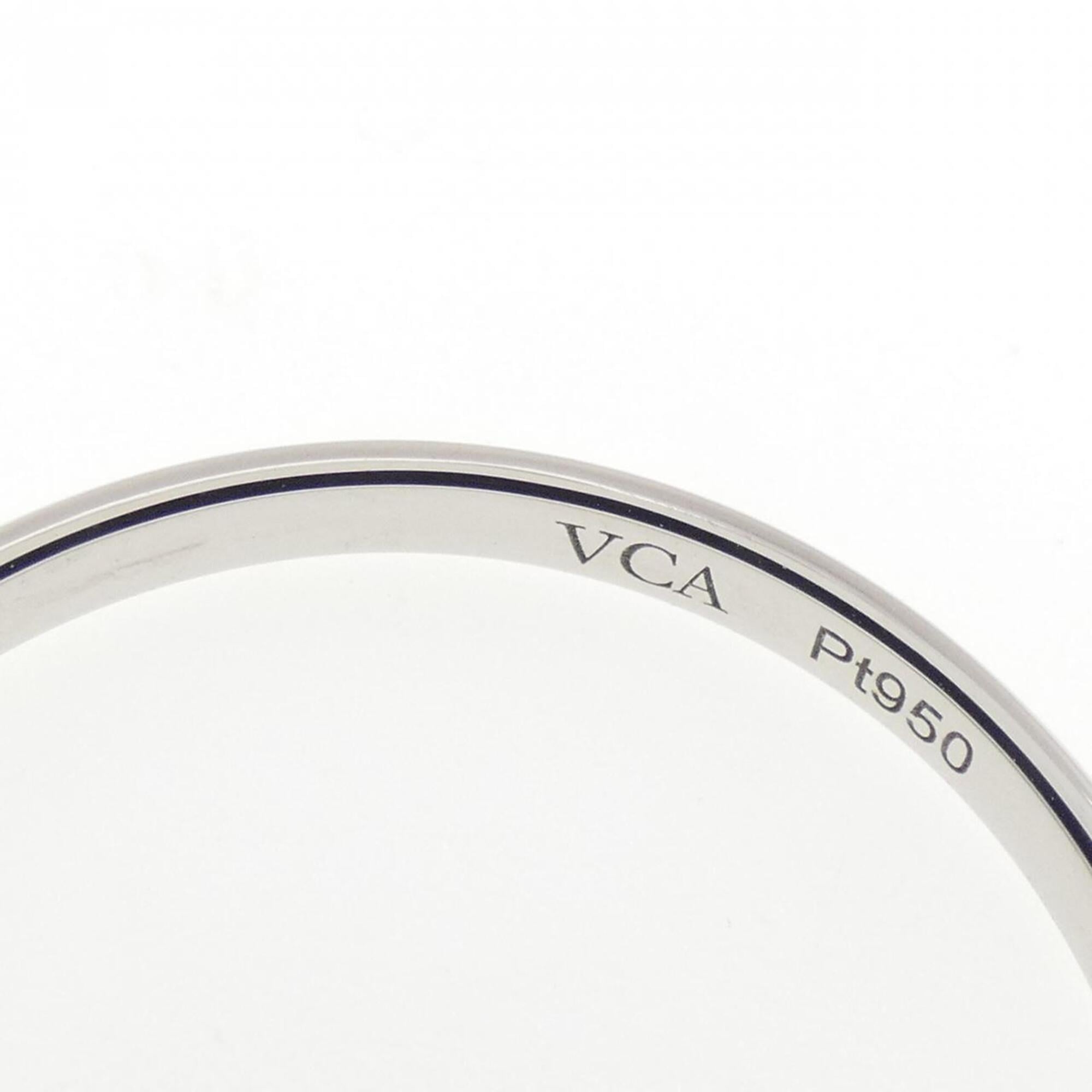 Van Cleef & Arpels Platinum 950 Band Ring (Pre-Owned)