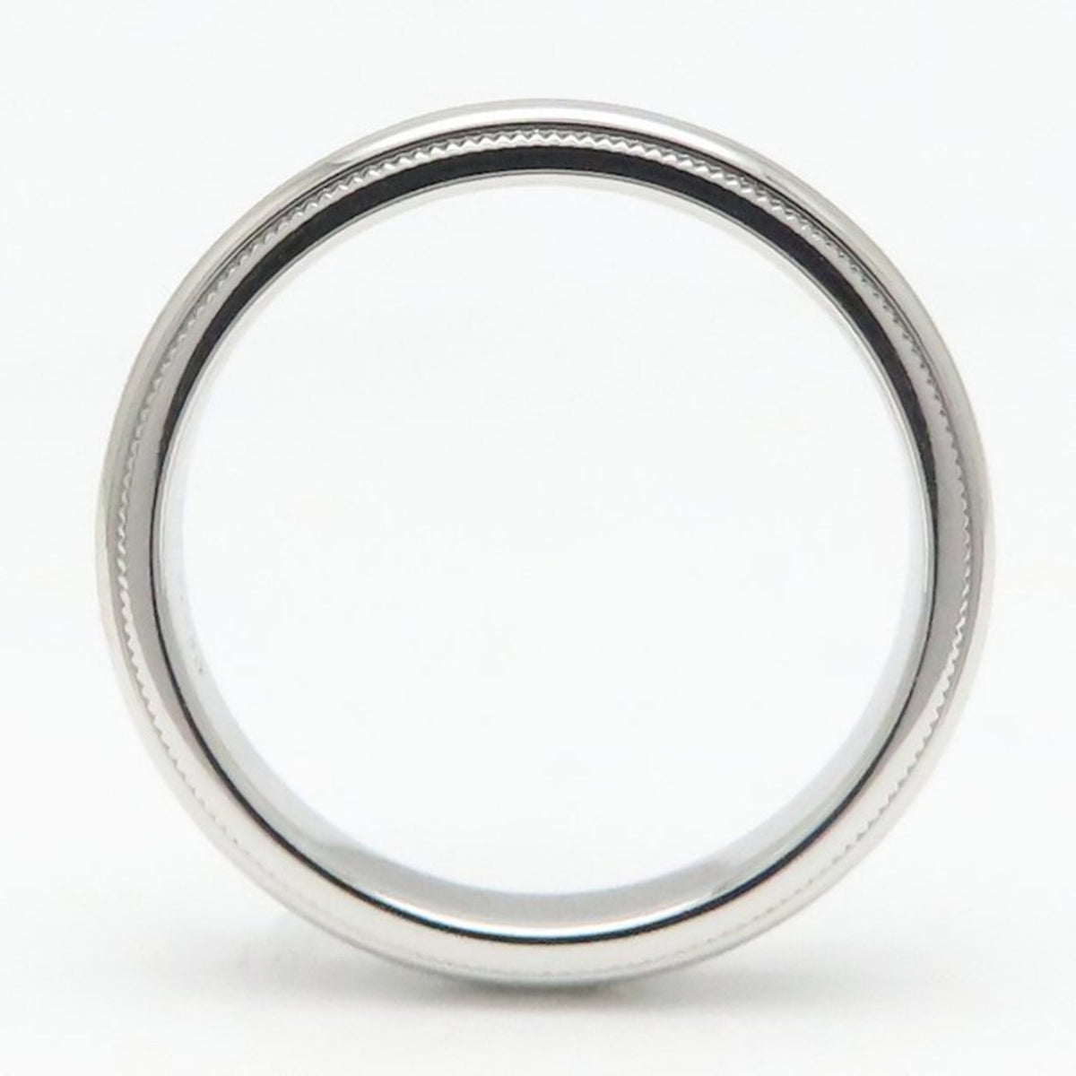 Tiffany Platinum Platinum 950 Band Ring (Pre-Owned)