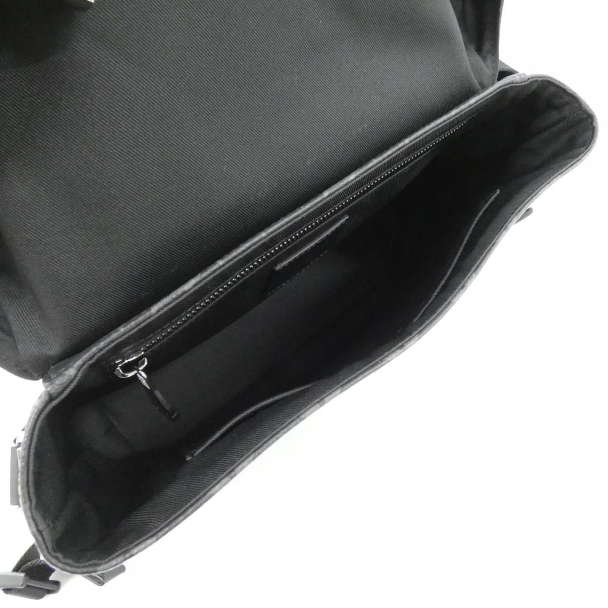 Louis Vuitton Black Coated Canvas Shoulder Bag (Pre-Owned)