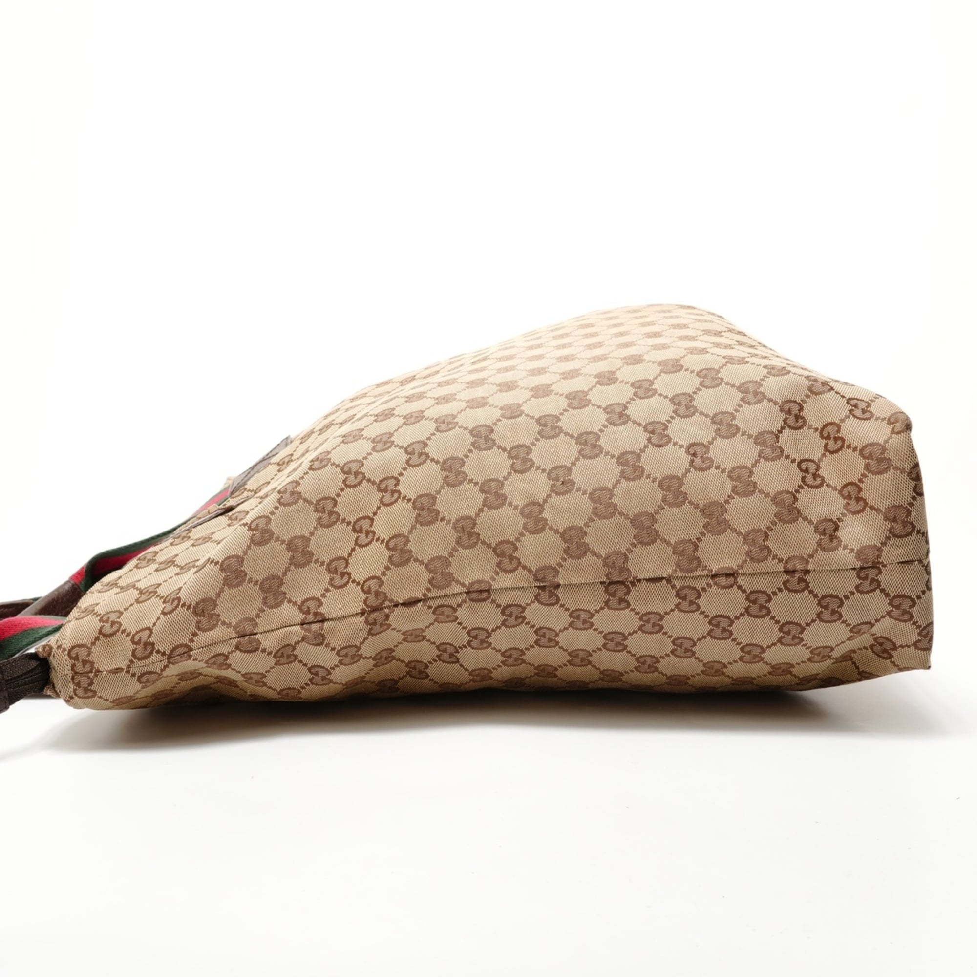 Gucci Gg Canvas Beige Gg Canvas Shoulder Bag (Pre-Owned)