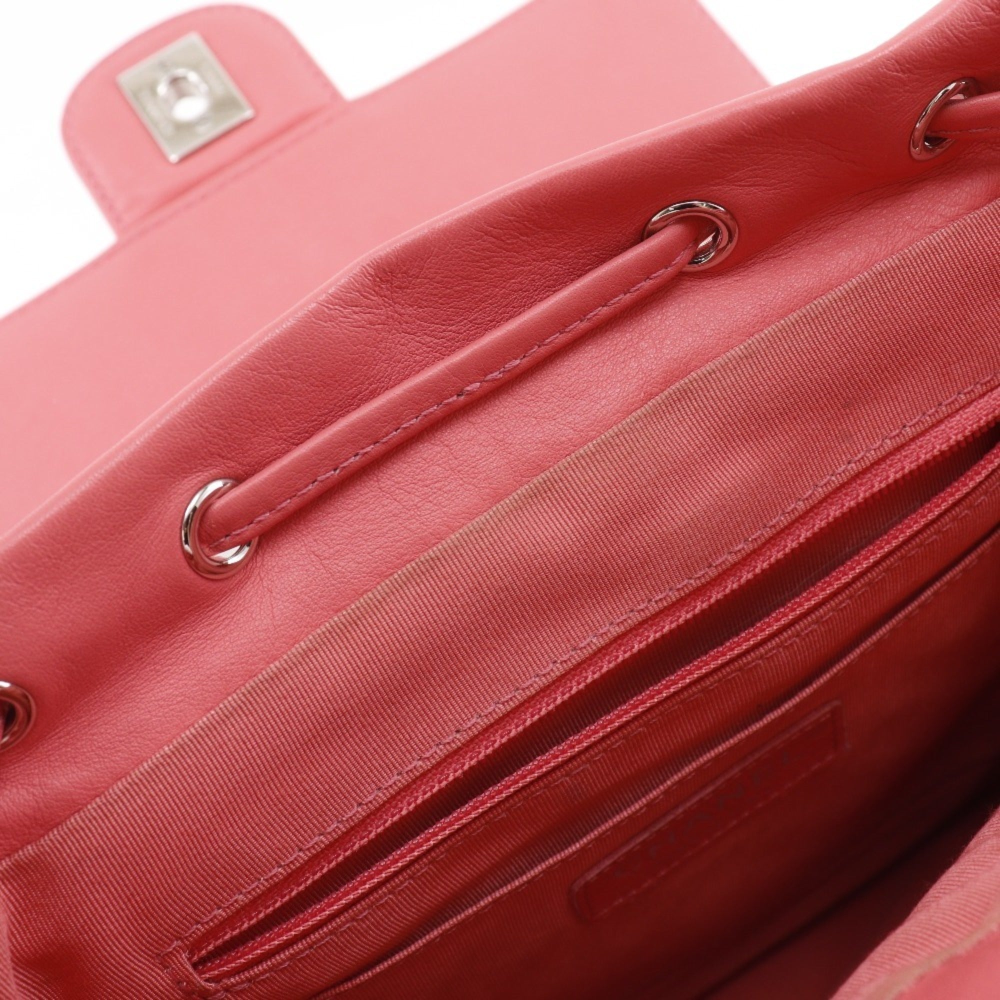 Chanel Pink Leather Backpack (Pre-Owned)