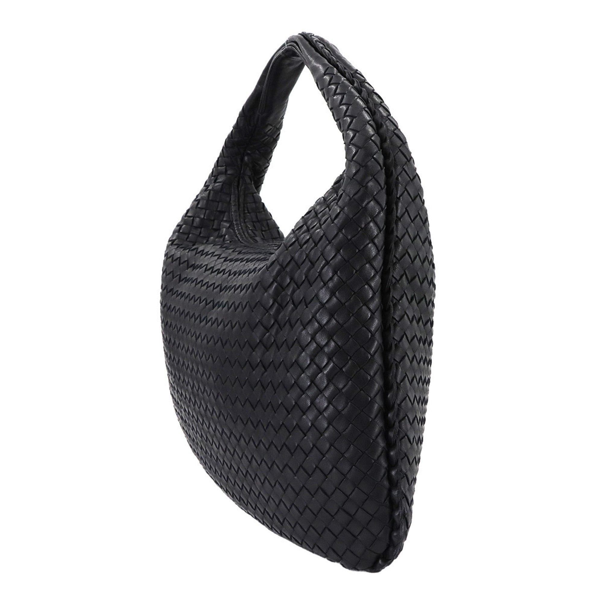 Bottega Veneta Navy Leather Shoulder Bag (Pre-Owned)