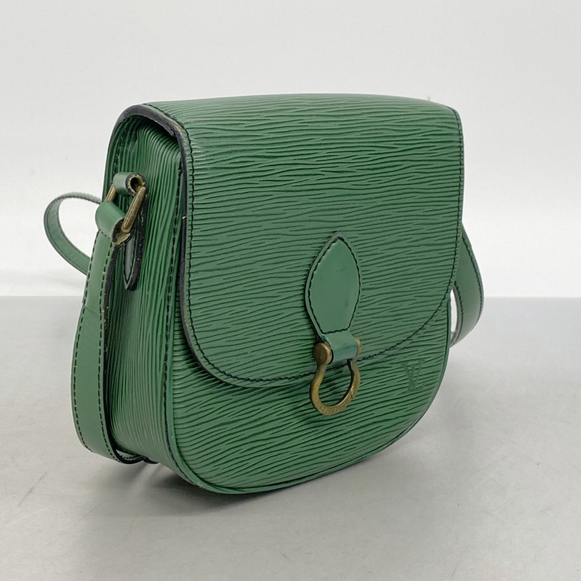 Louis Vuitton Borneo Green Shoulder Bag (Pre-Owned)