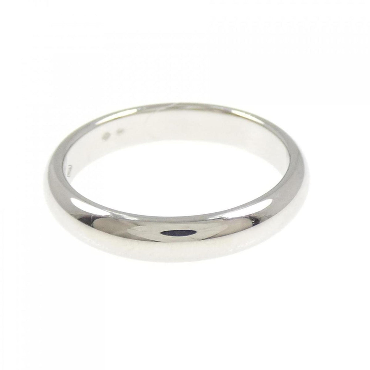 Cartier Platinum Platinum 950 Band Ring (Pre-Owned)